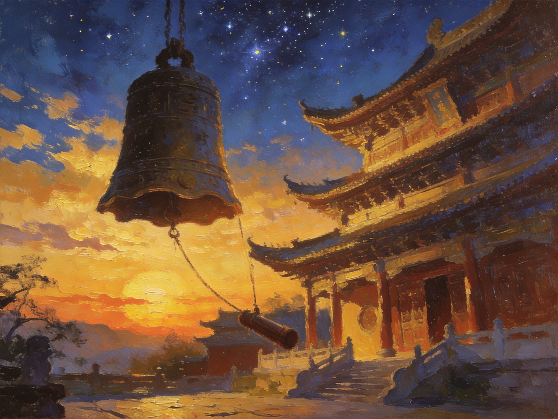 曹山暮鼓晨钟