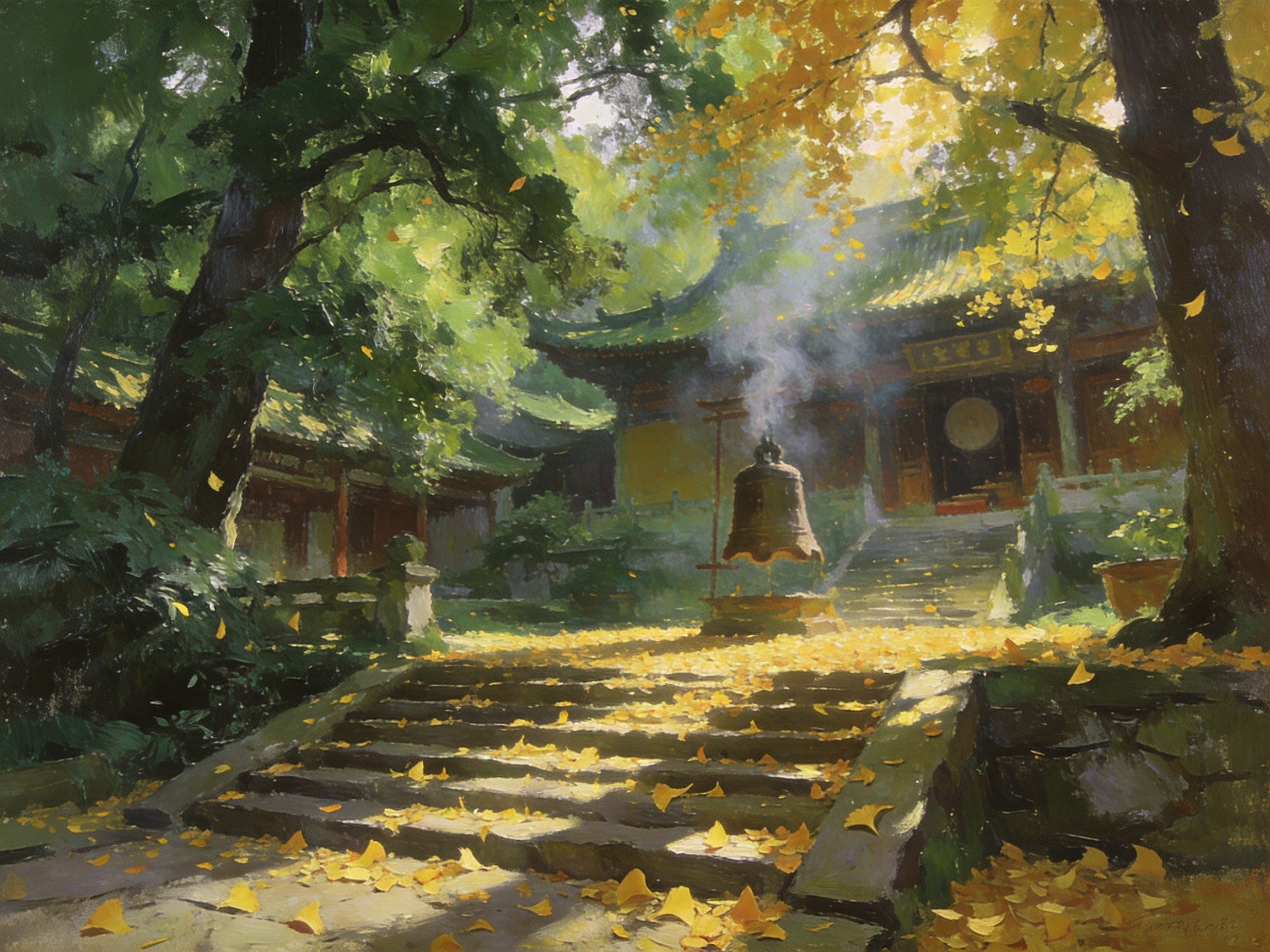 六祖寺晨钟暮鼓