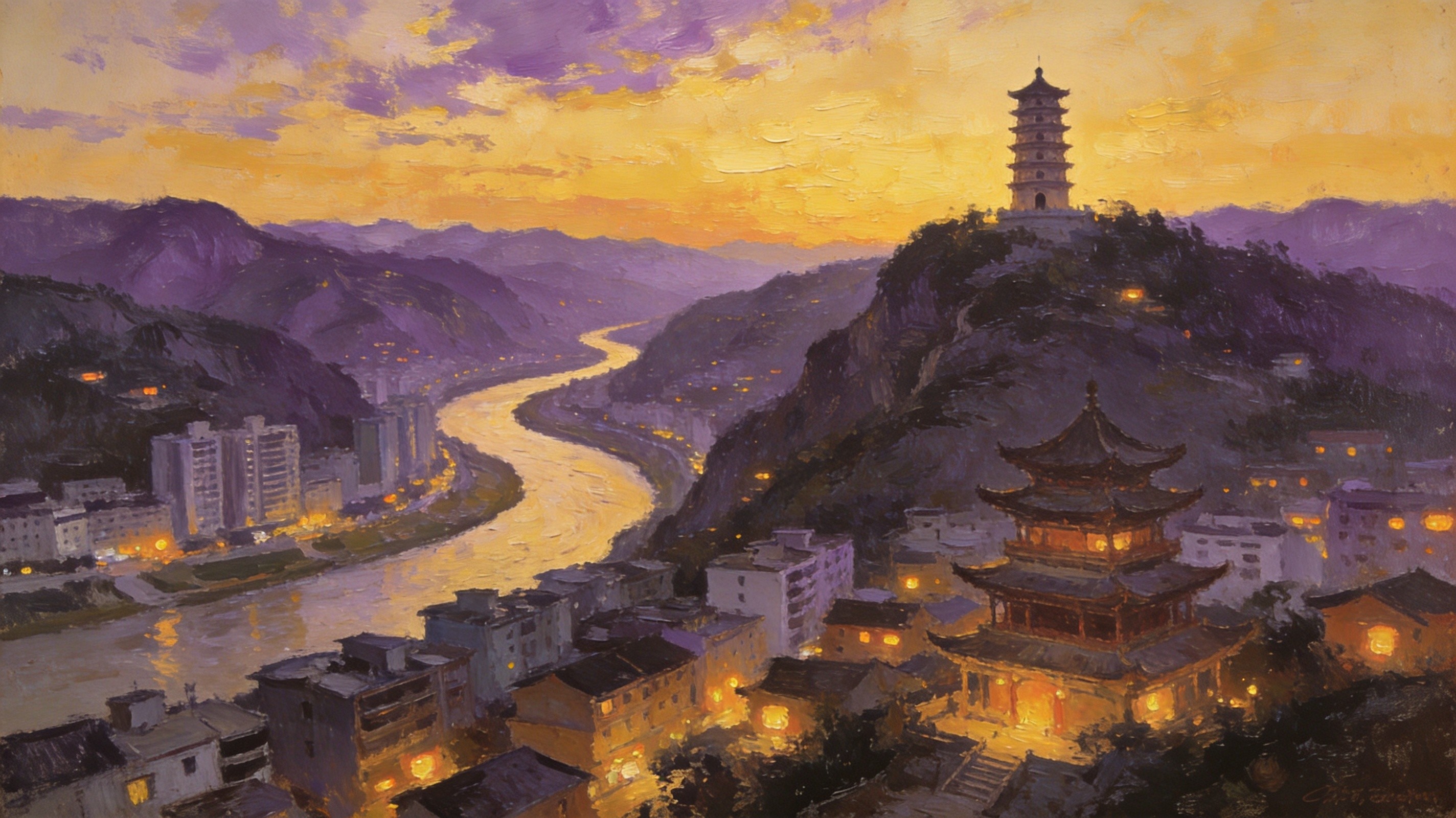 金钟山下桑如海