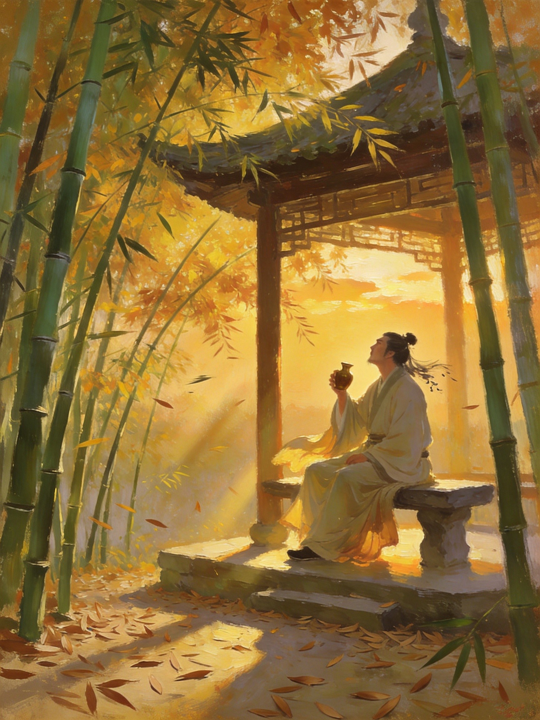 贾鲁河畔柳林