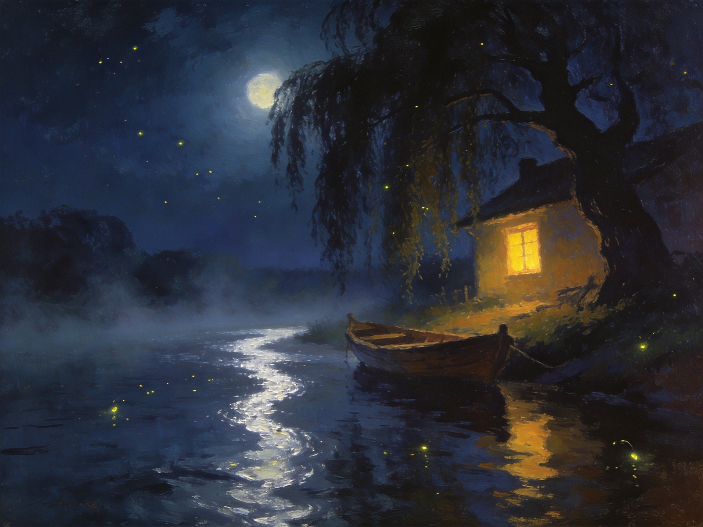 苕溪夜泊