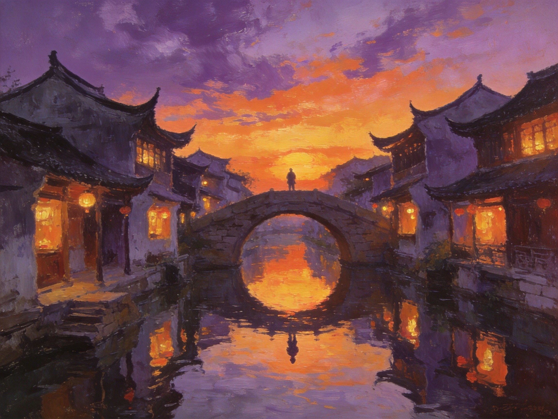 滦河柳岸月如钩
