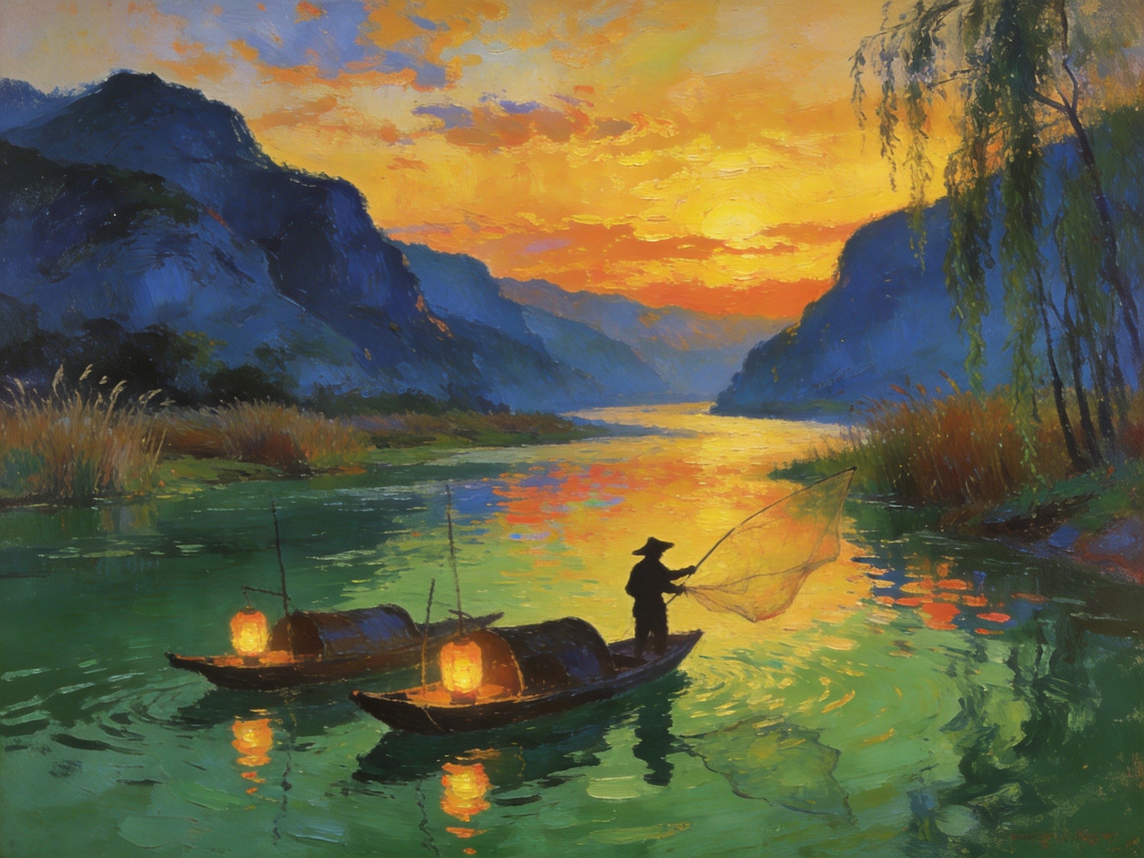 红岩岭丹霞夕照