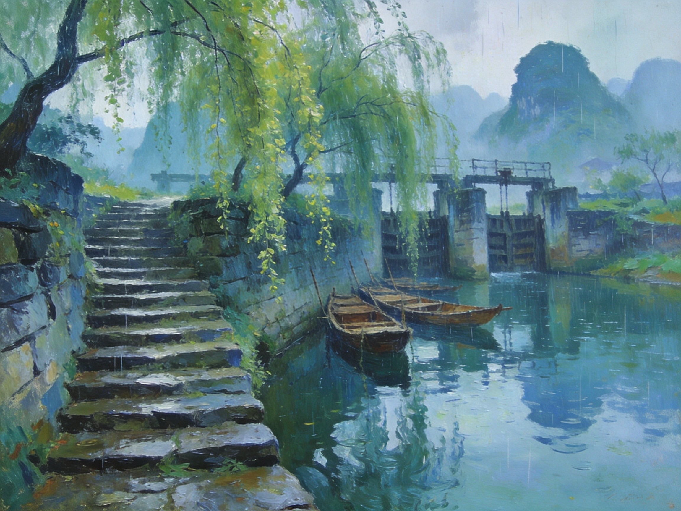 秦堤古柳·活态灵渠