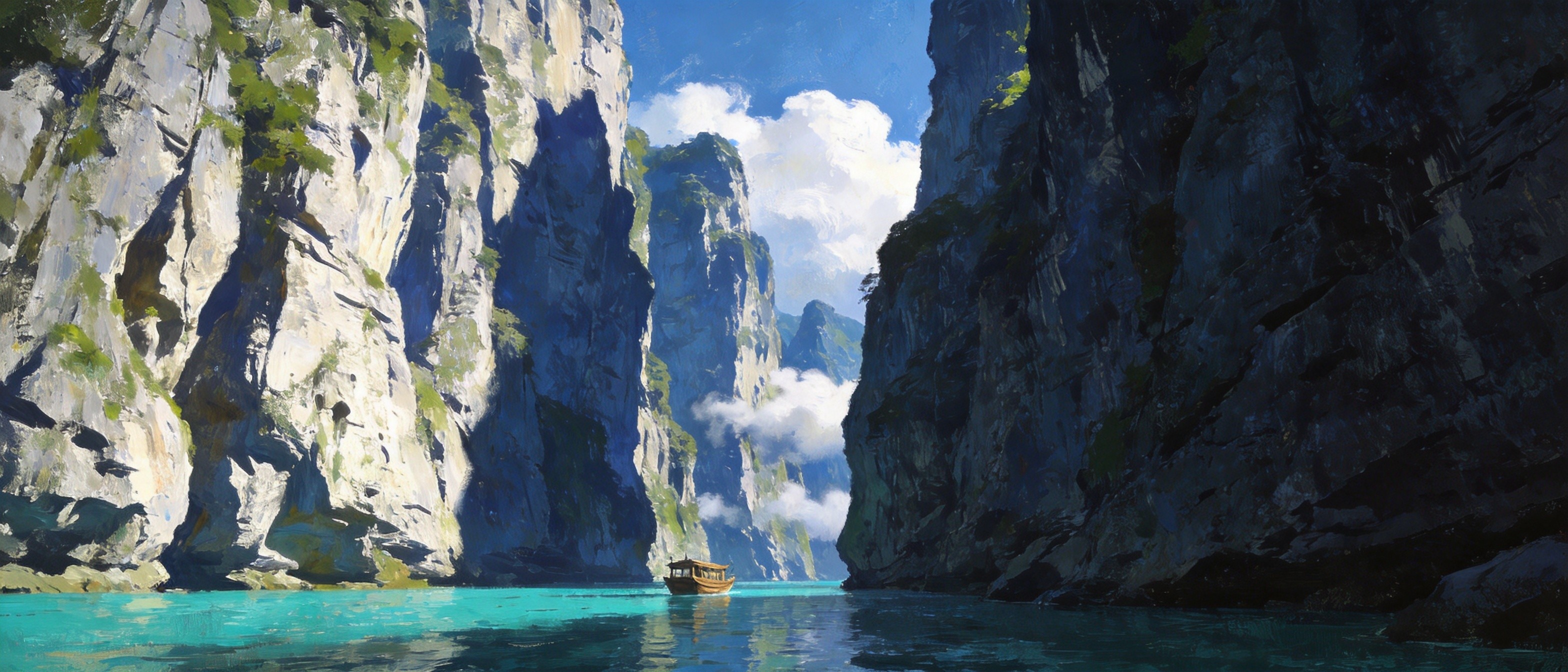 红水河百里画廊