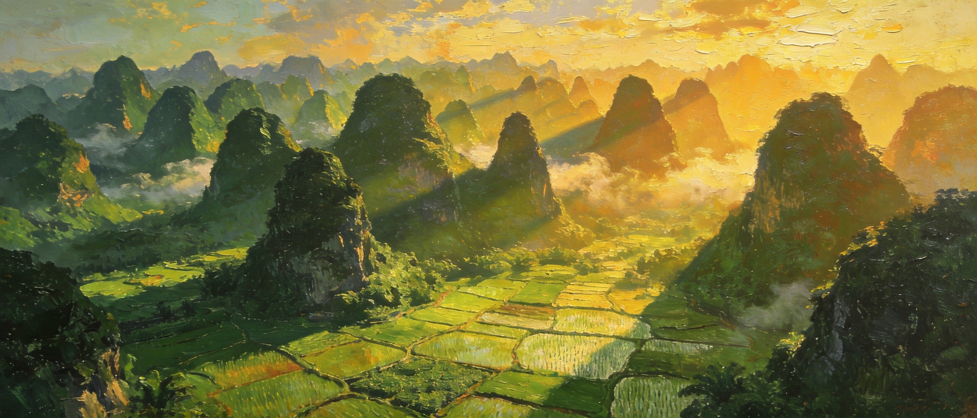 英西峰林走廊的壮丽全景
