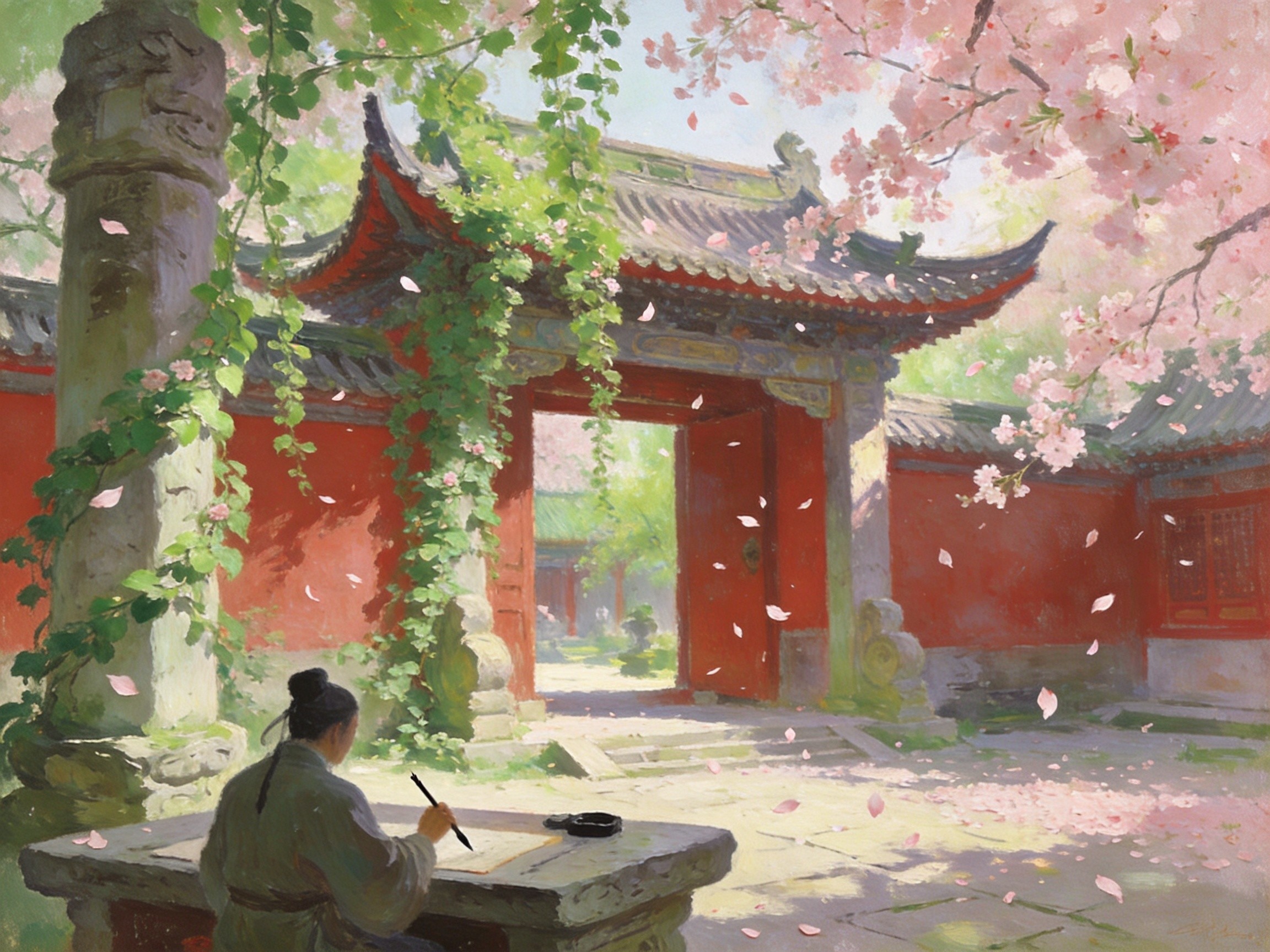 细阳古城文庙春