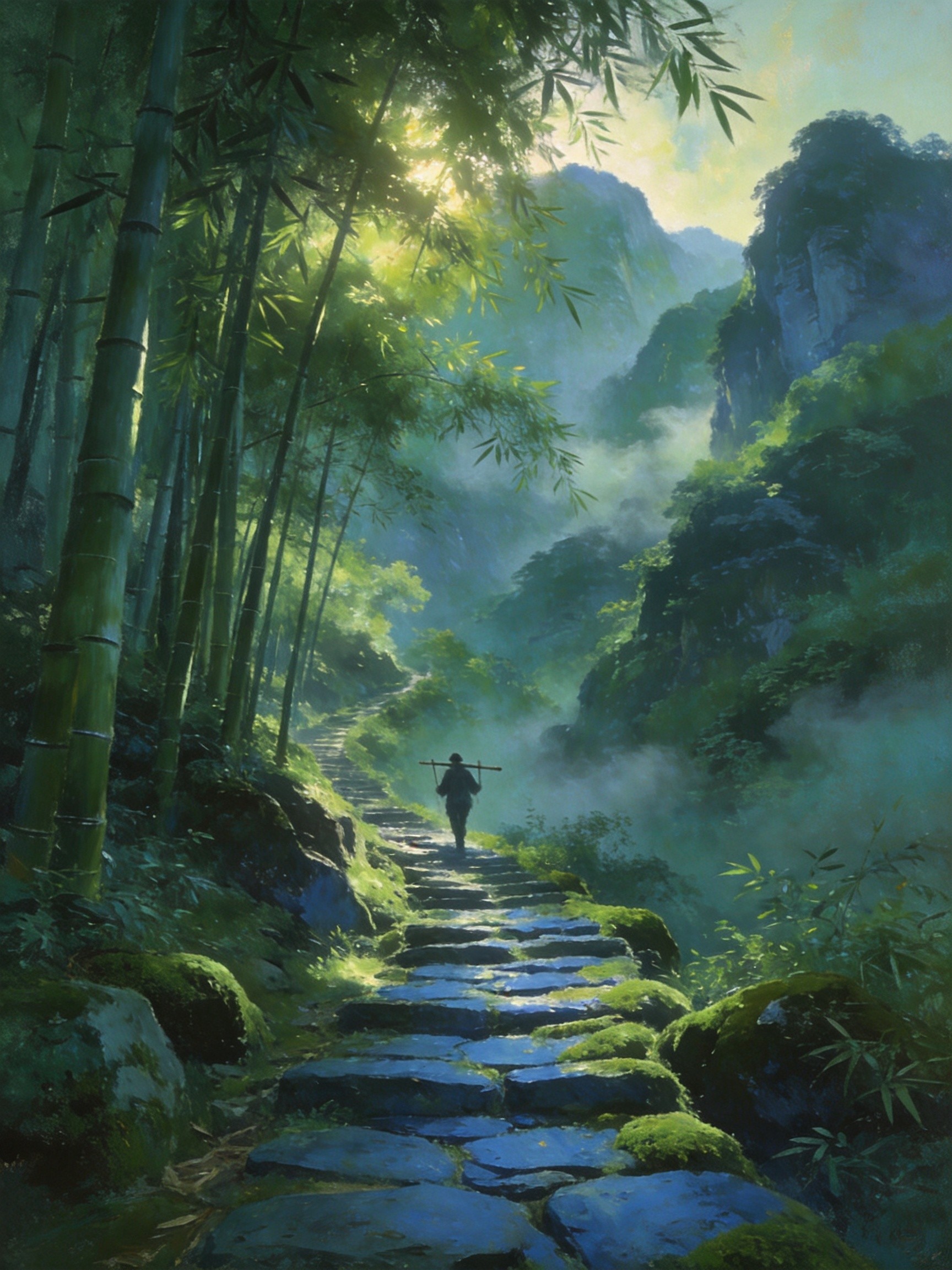 旌歙古道青石路