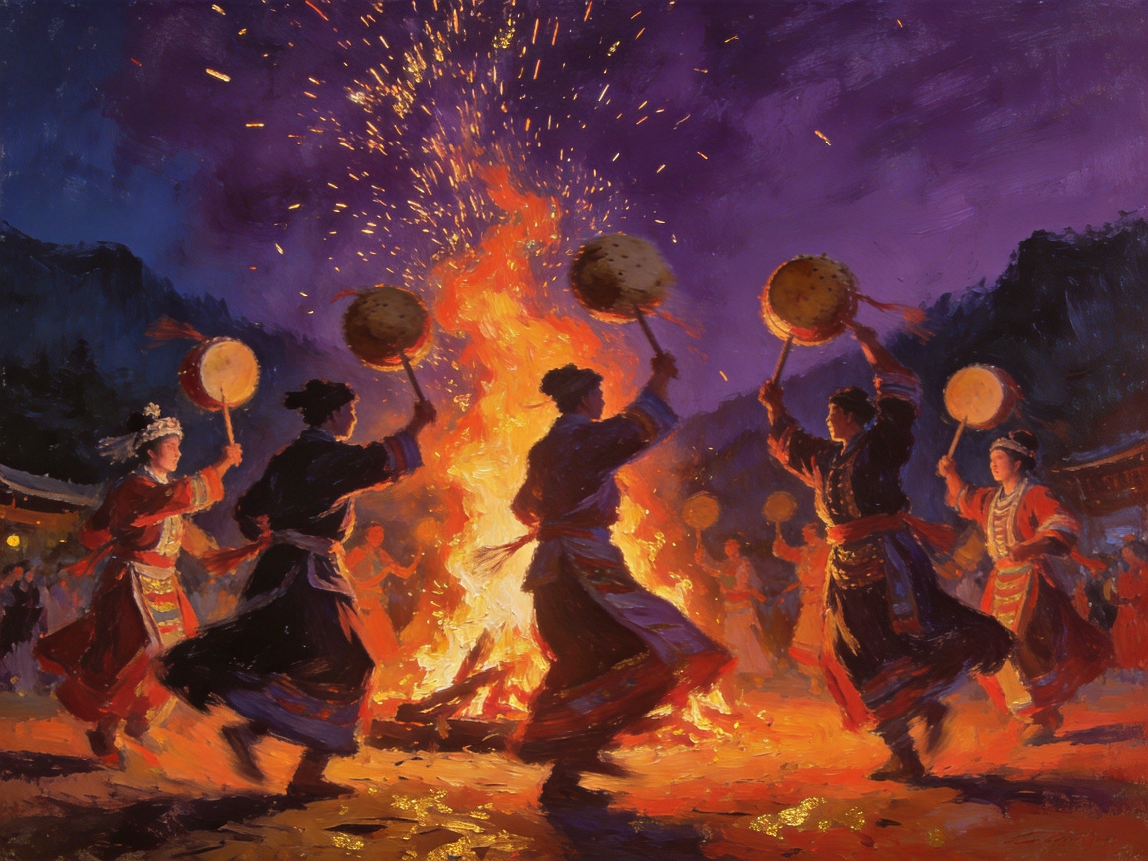 黄泥鼓舞·盘王祭祀