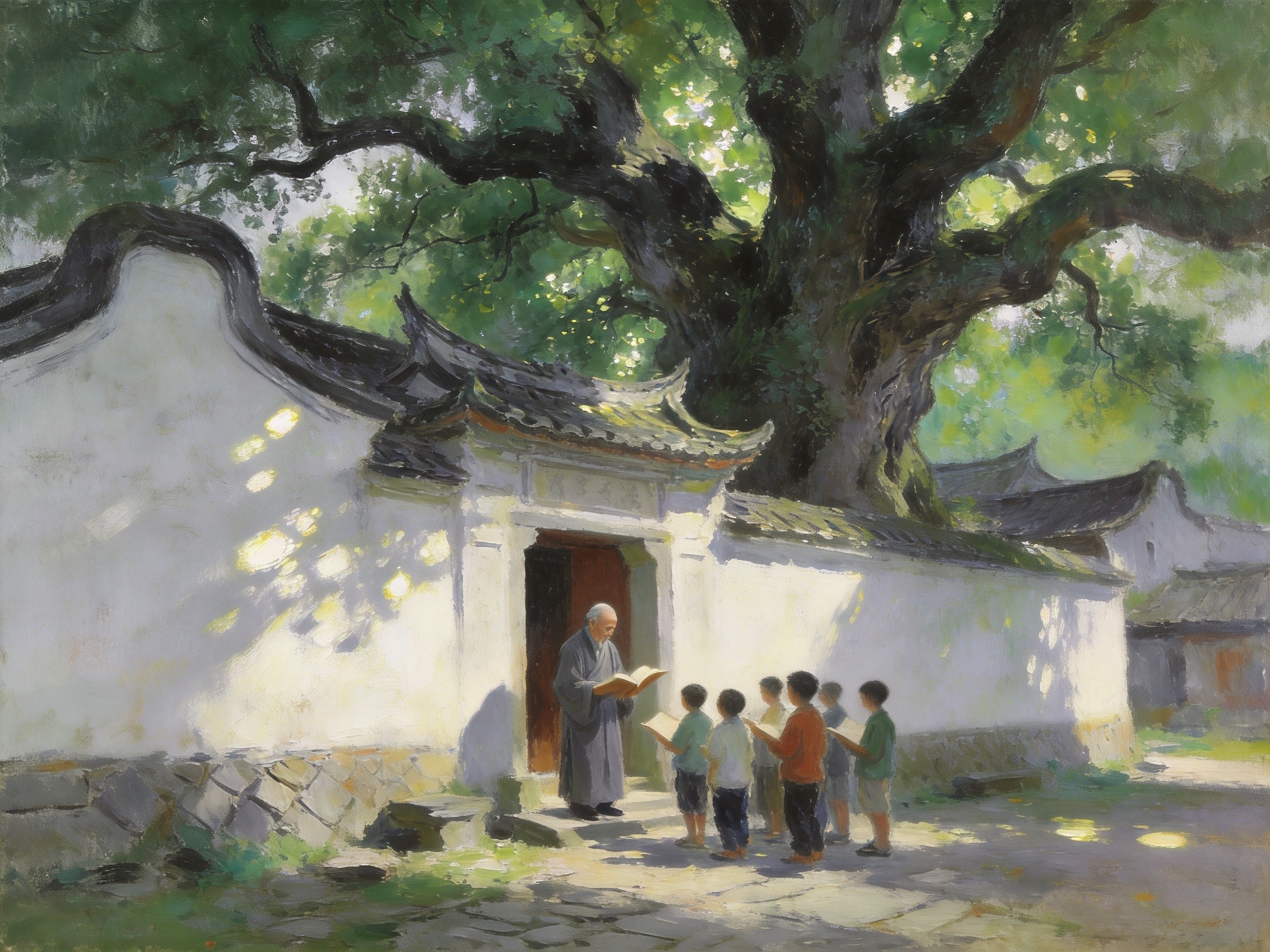 尤溪朱子诞生地南溪书院古樟