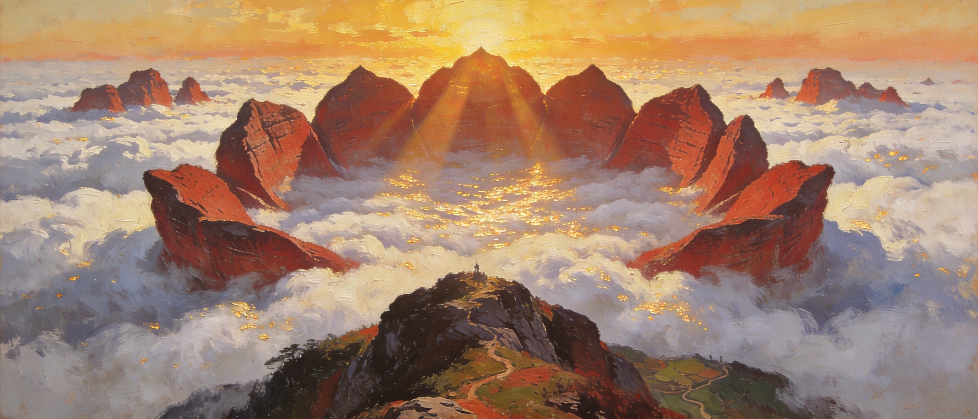 舜皇山深处古木参天溪流潺潺