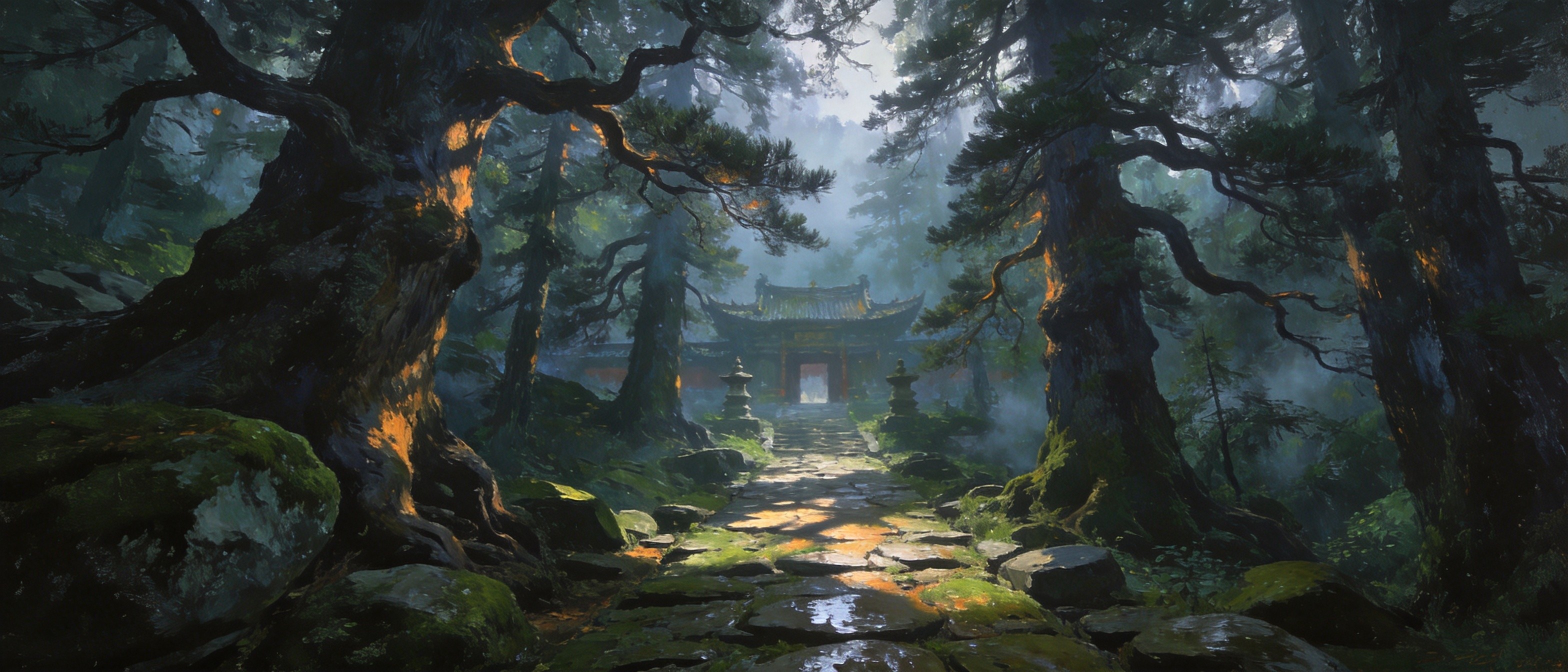 天童寺松径幽深