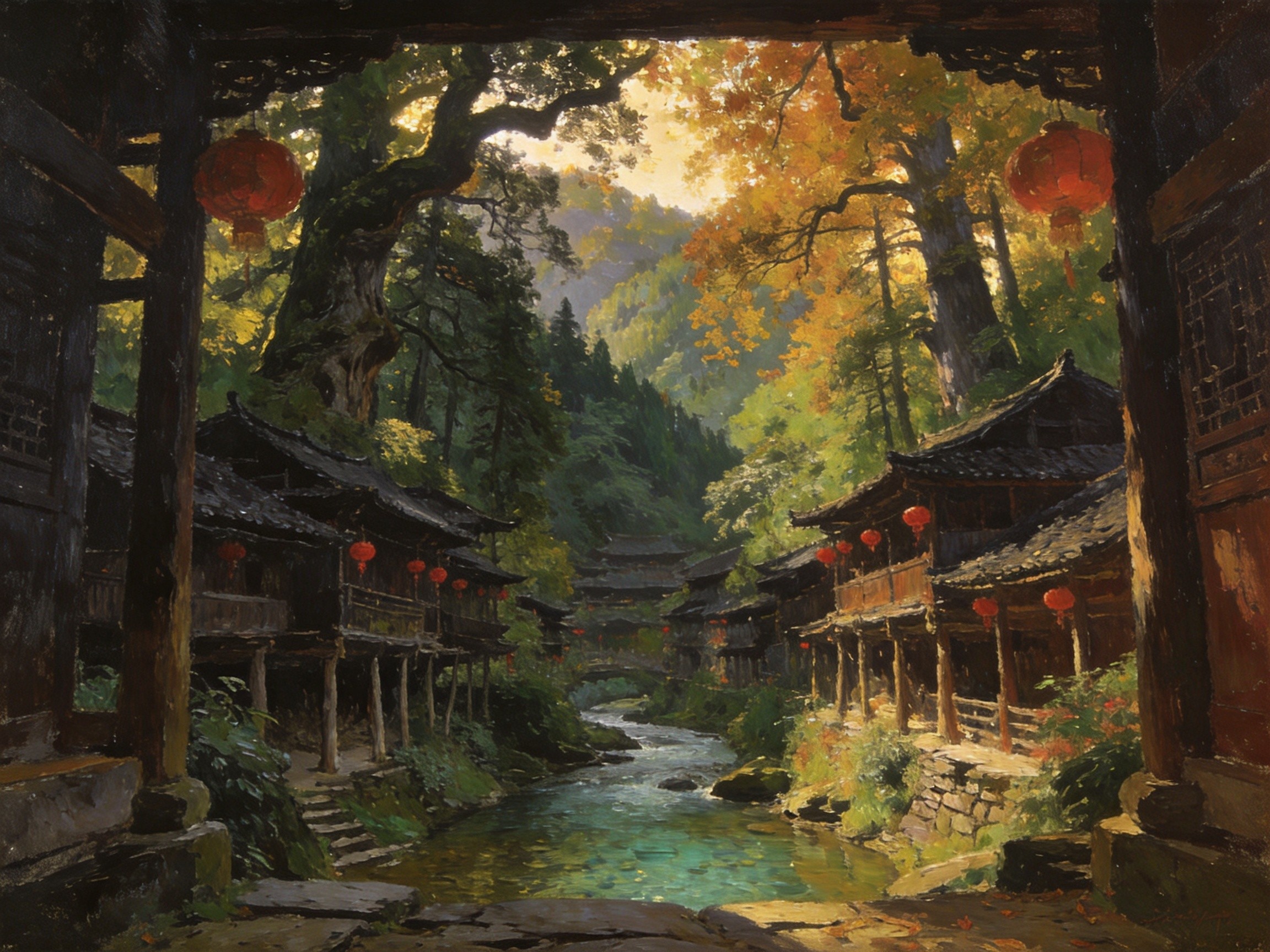 灌江一曲绕城来