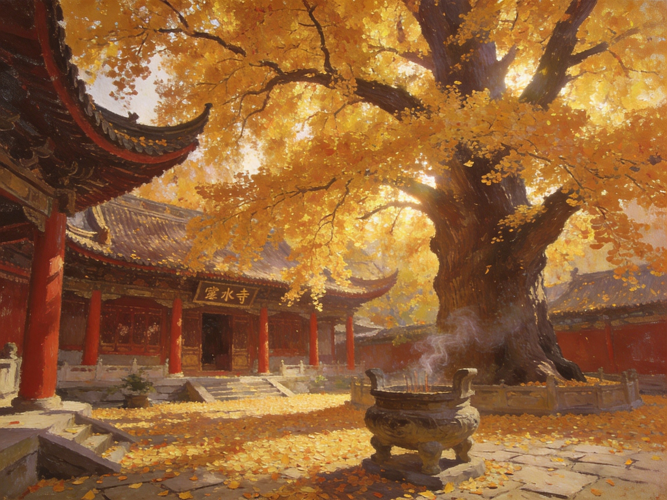 滴水寺银杏