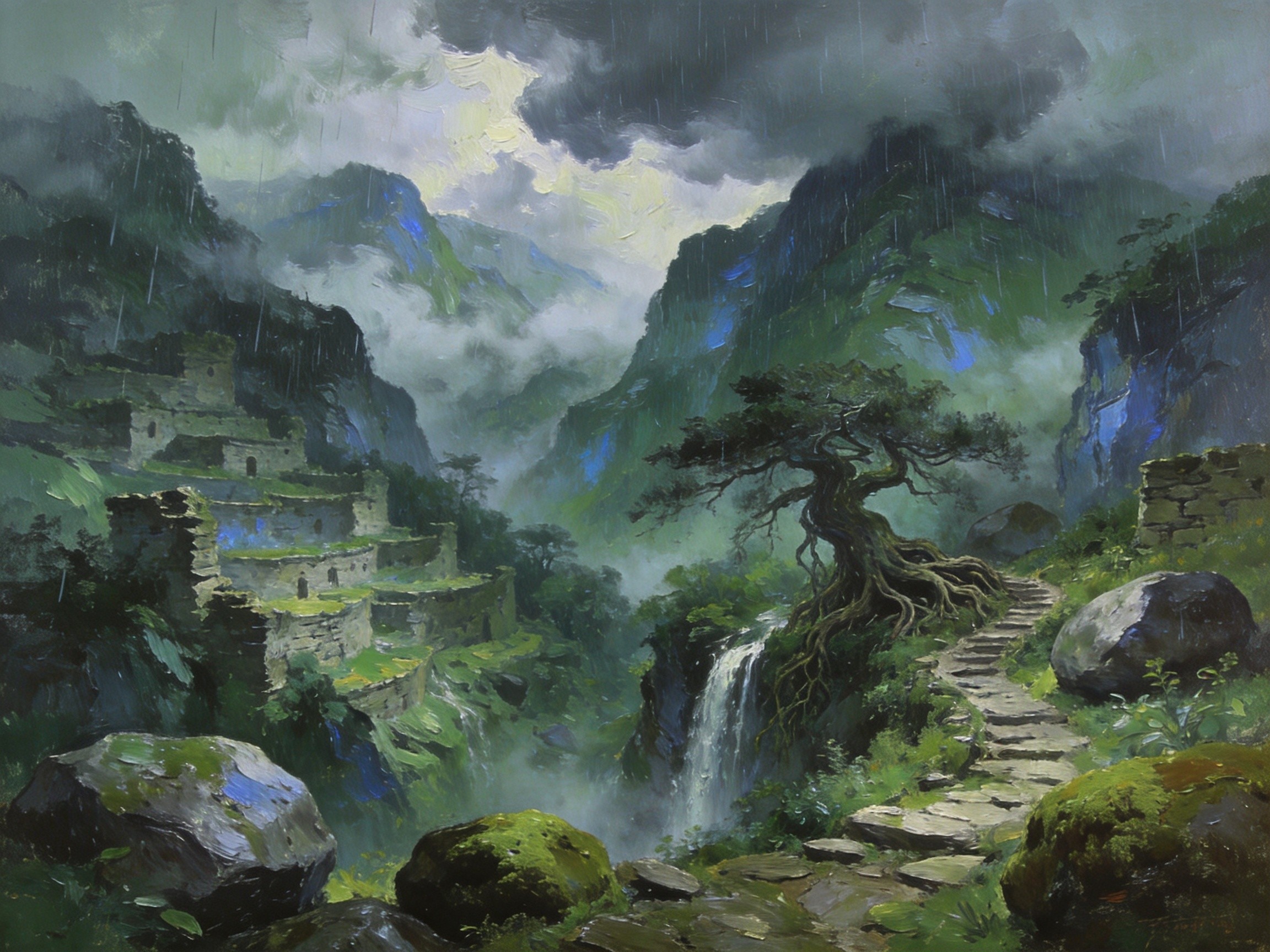 东山暮色风骨