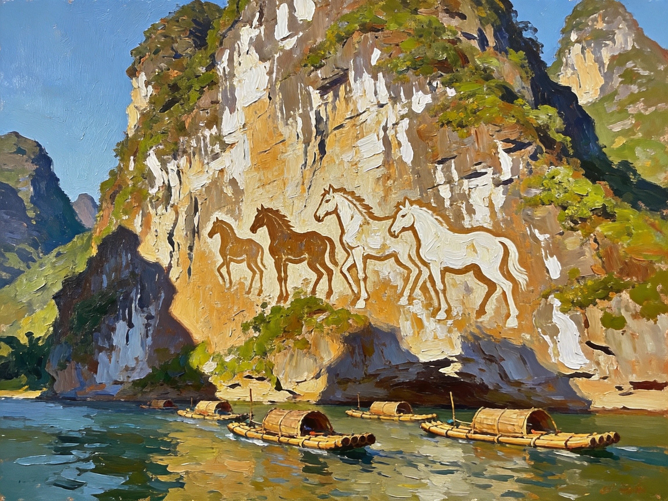 九马画山·绝壁奇景