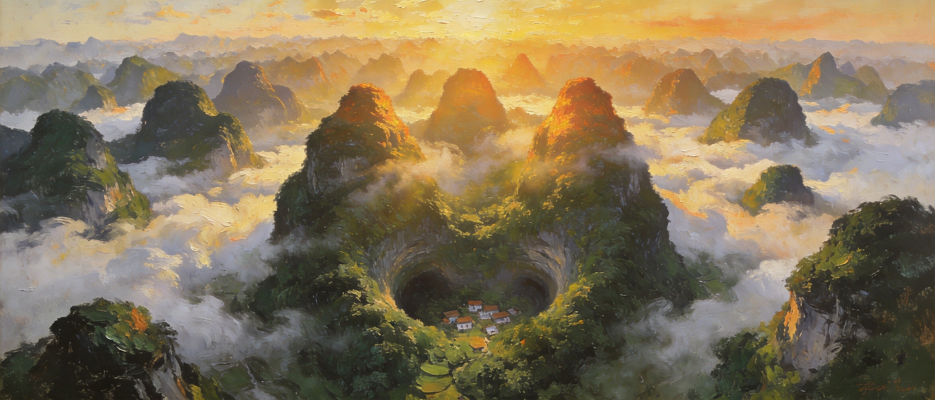 七百弄峰丛云海