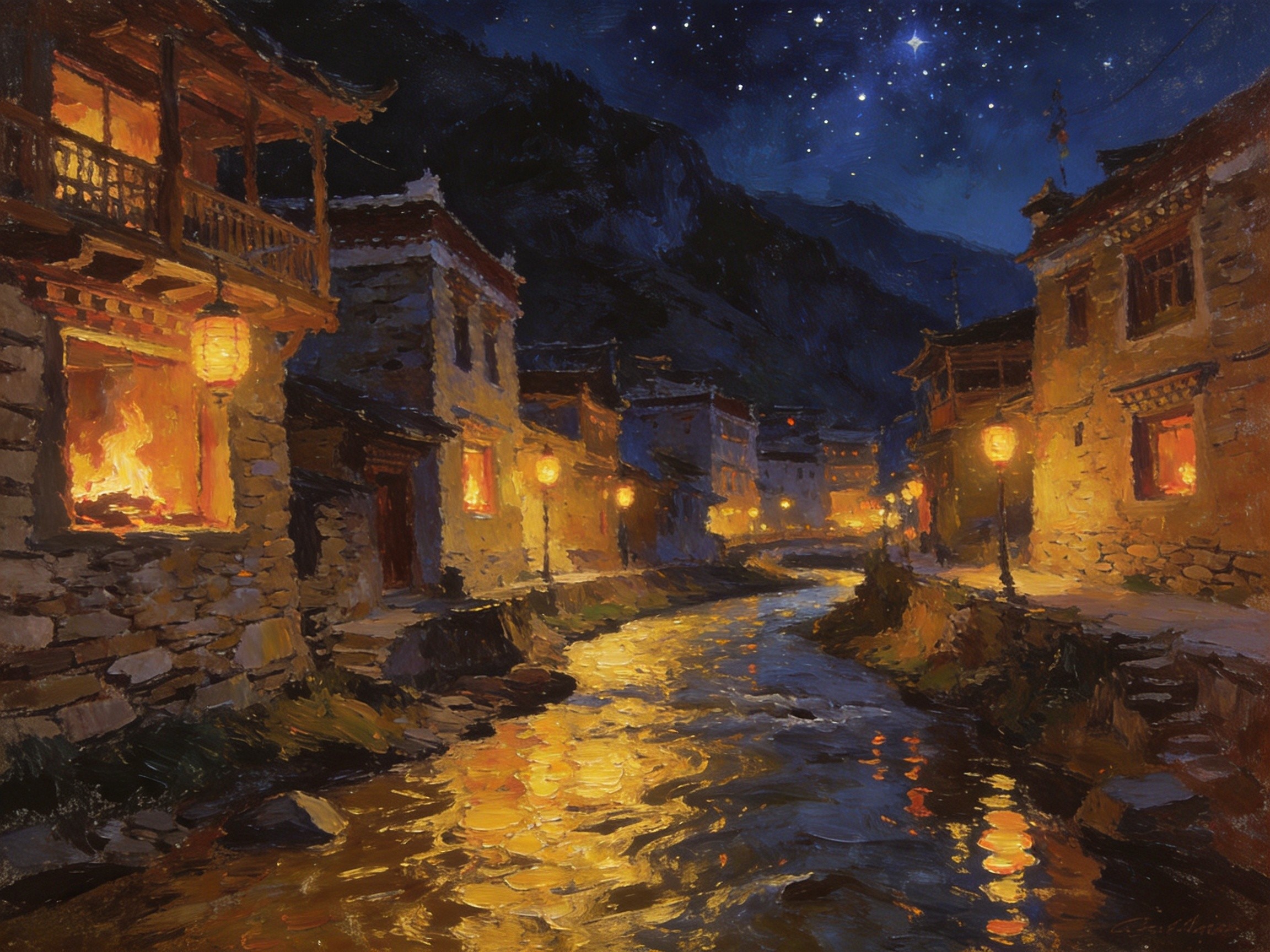 黑水河声入夜听