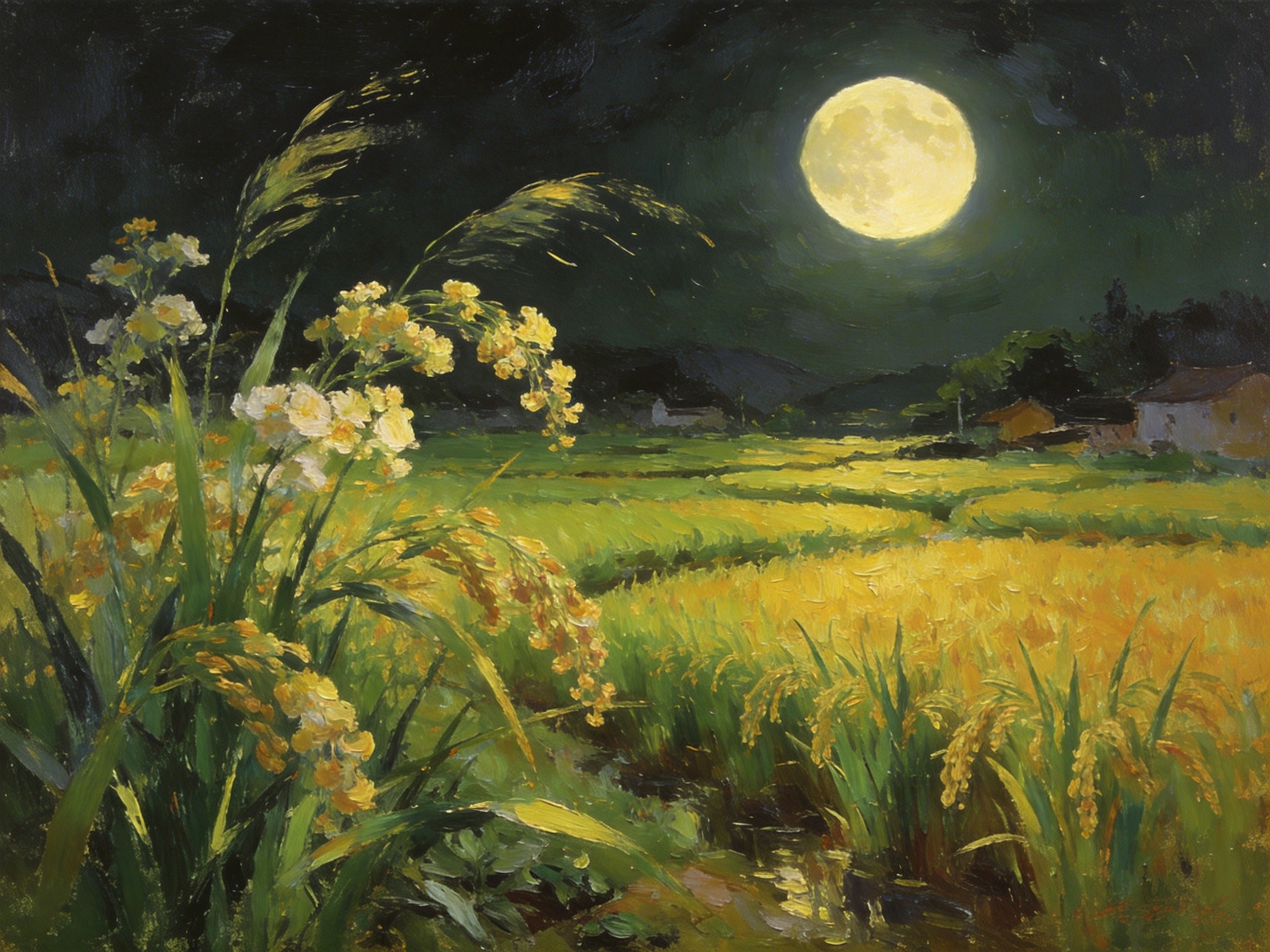 稻田月夜