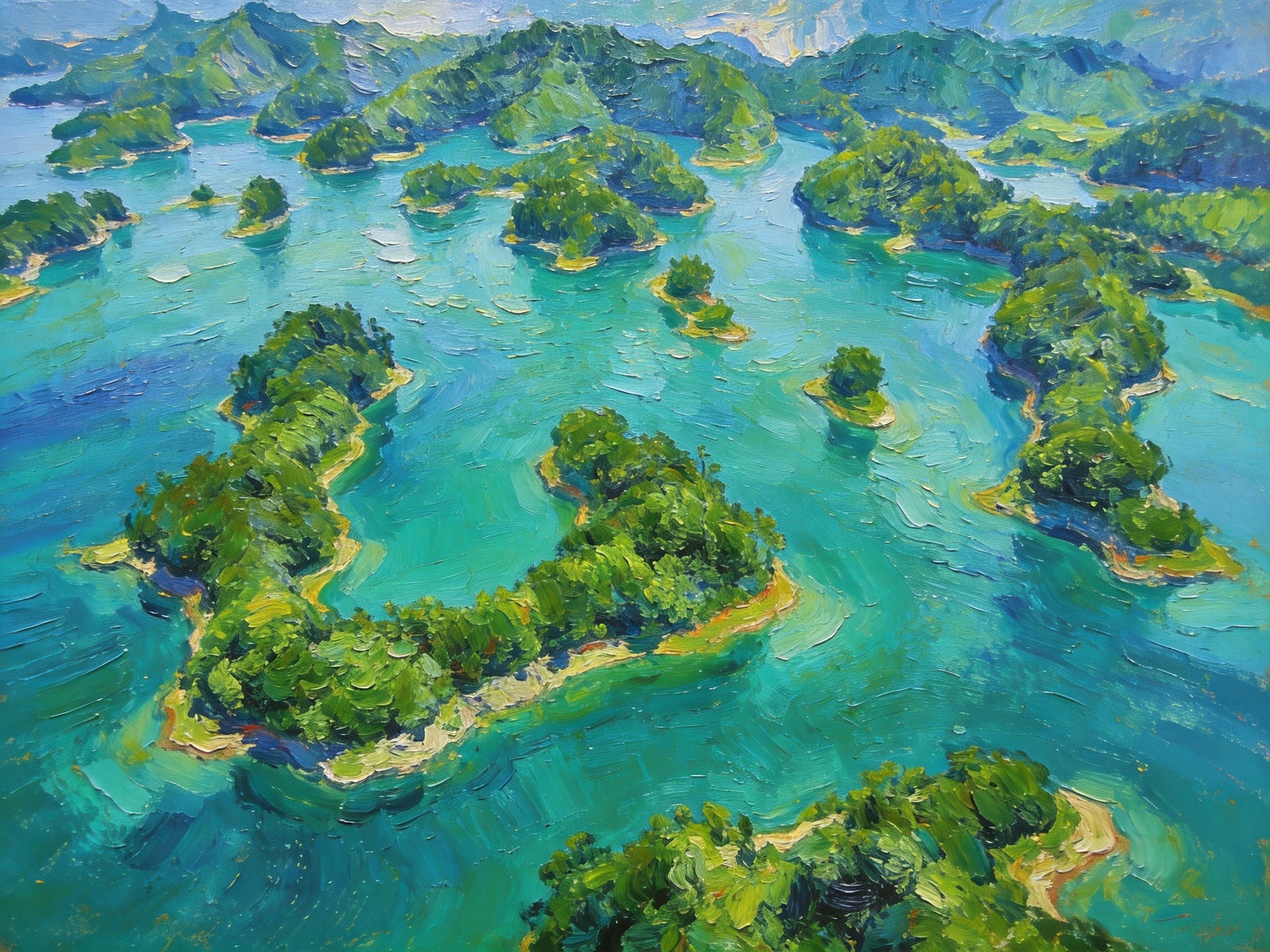 牛车河水库千岛碧波
