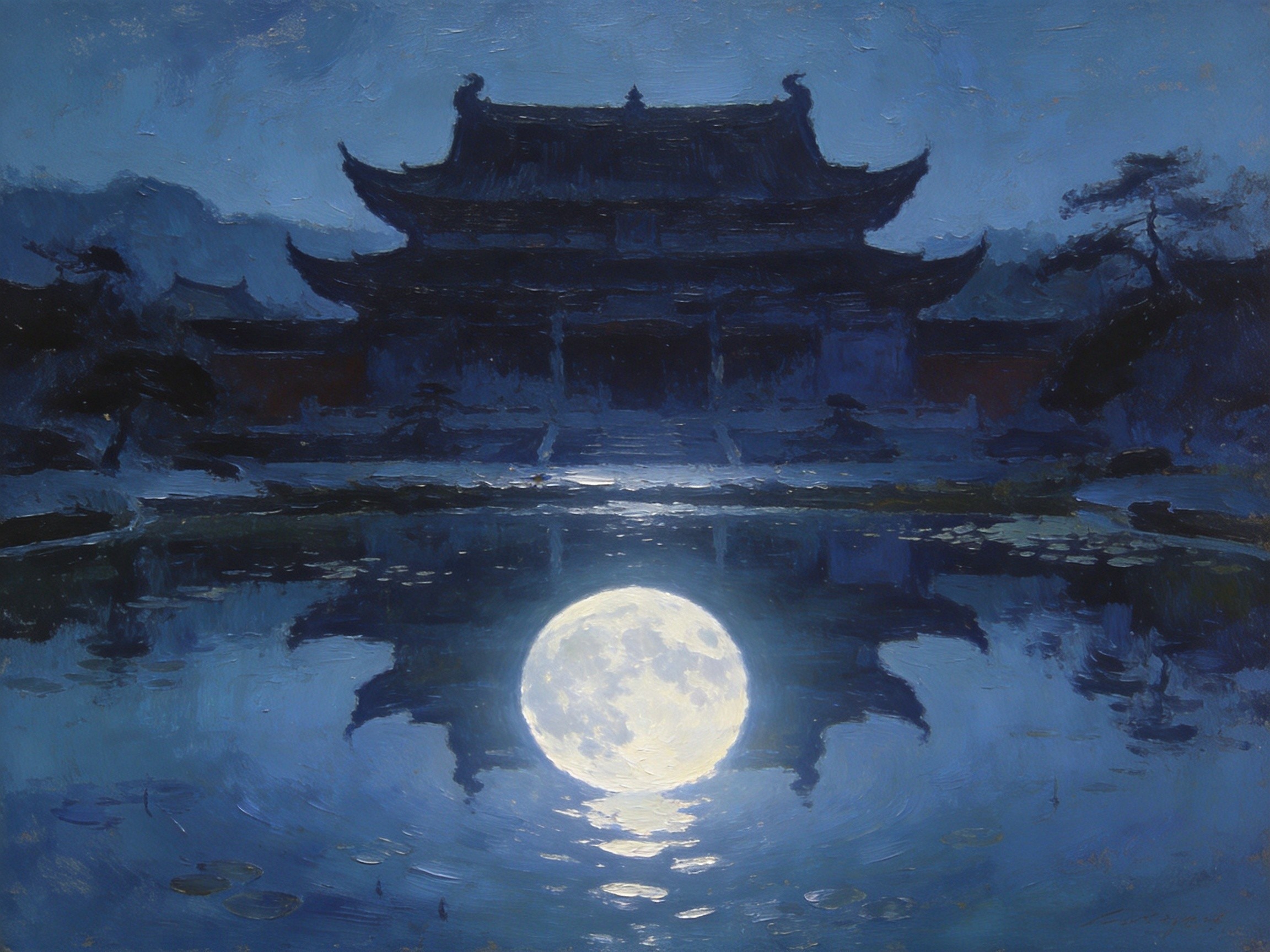 曹山寺月夜