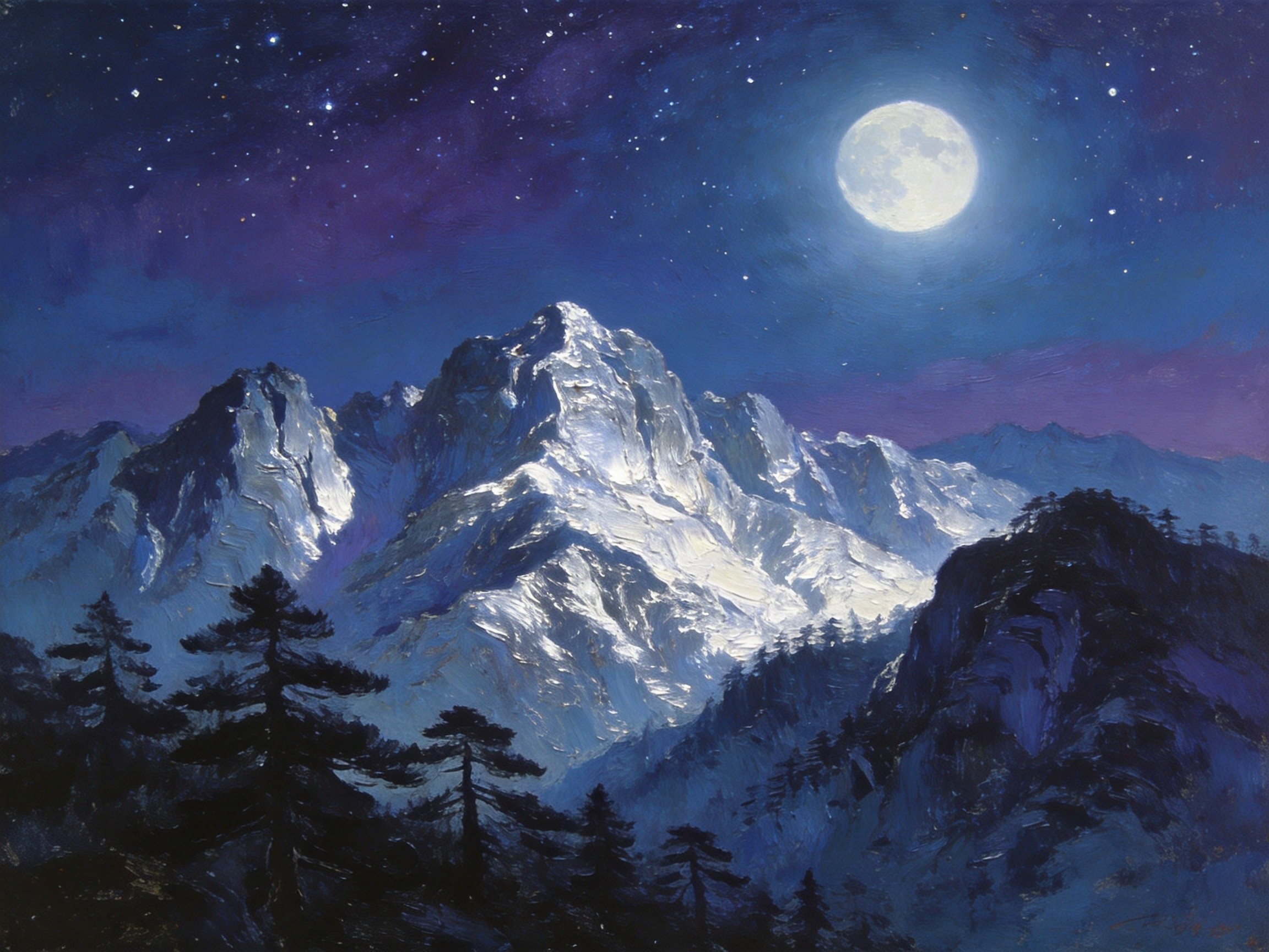 尧山月夜