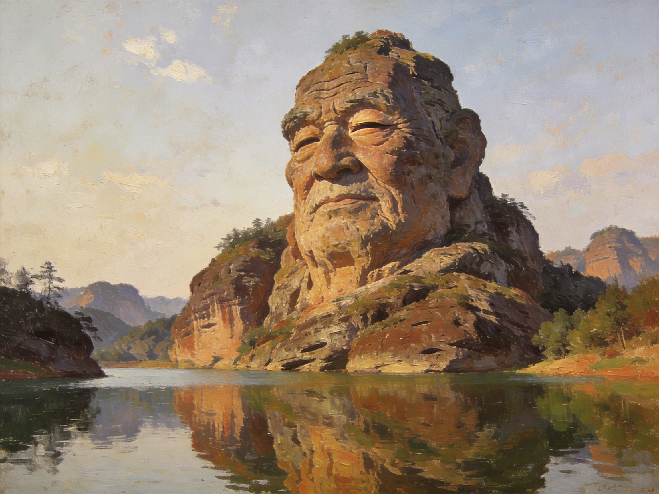 龟峰老人峰与清水湖