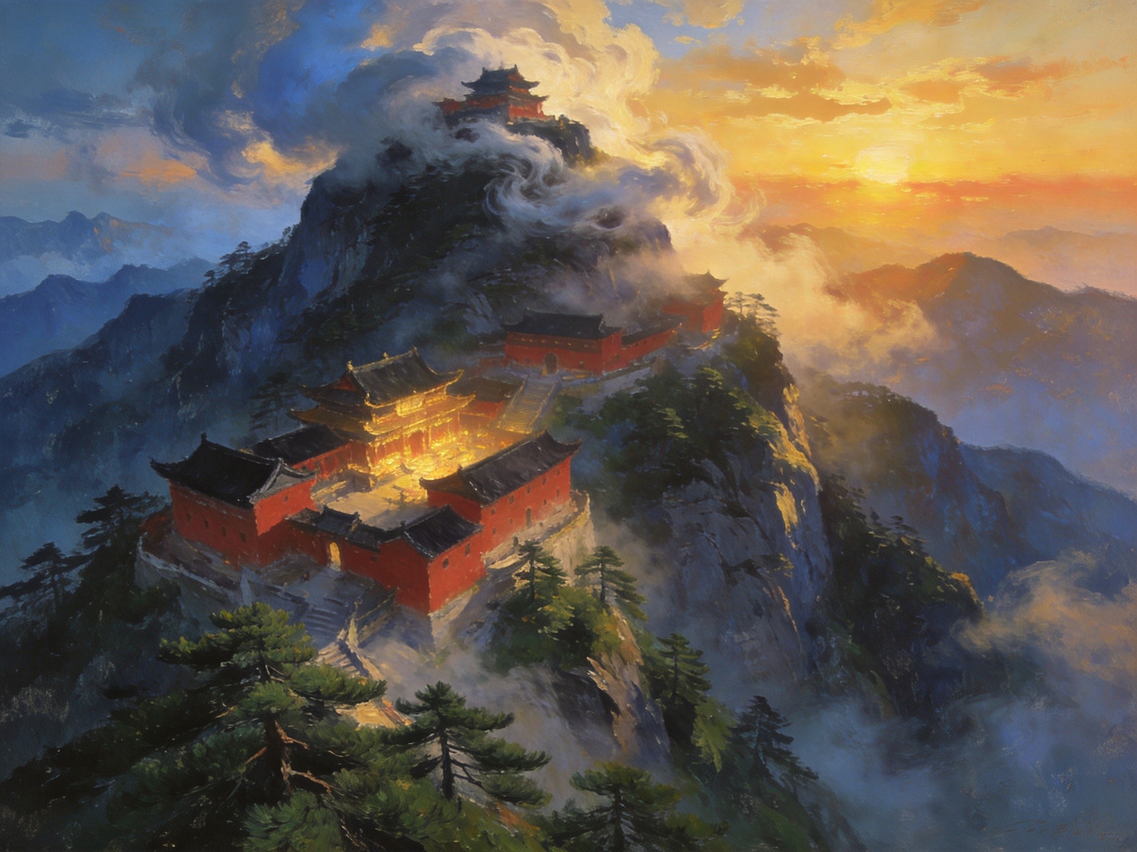 茅山云海晨曦