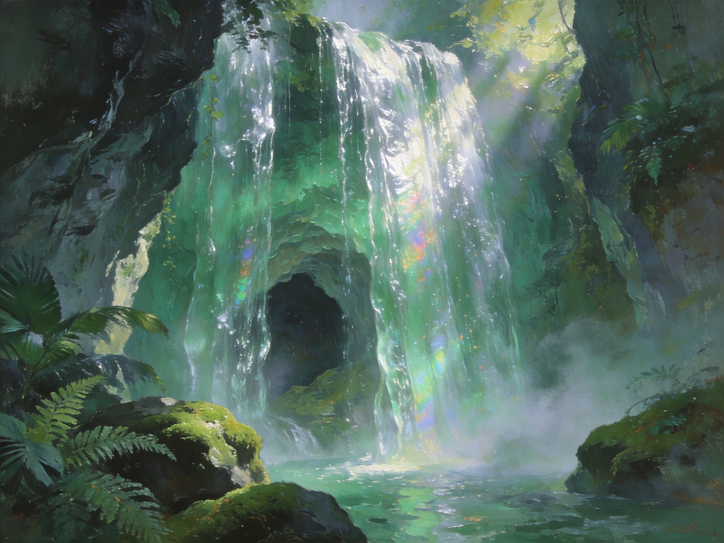 二漈水帘洞·水晶帘幕