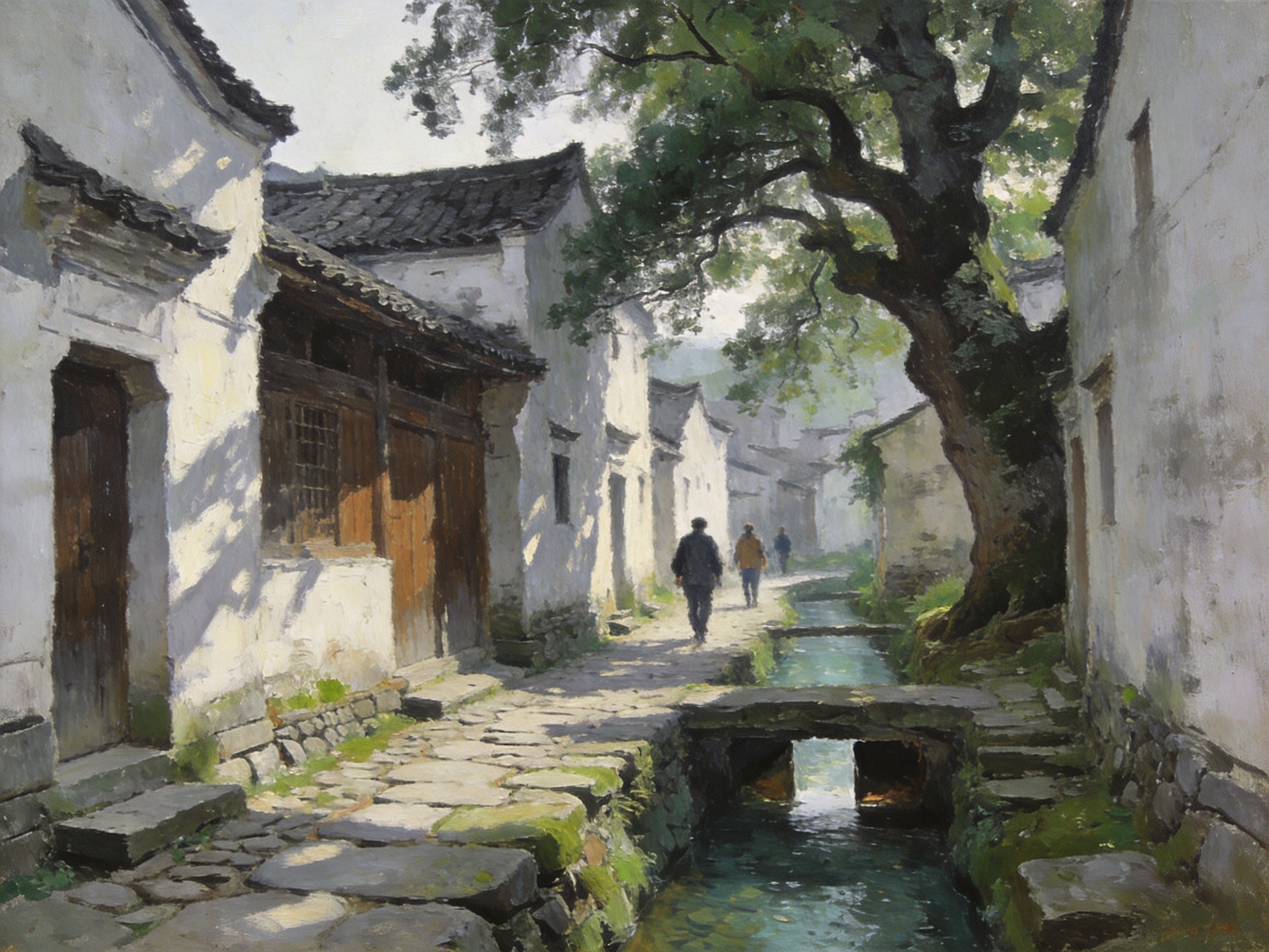 深澳古村暗渠活水