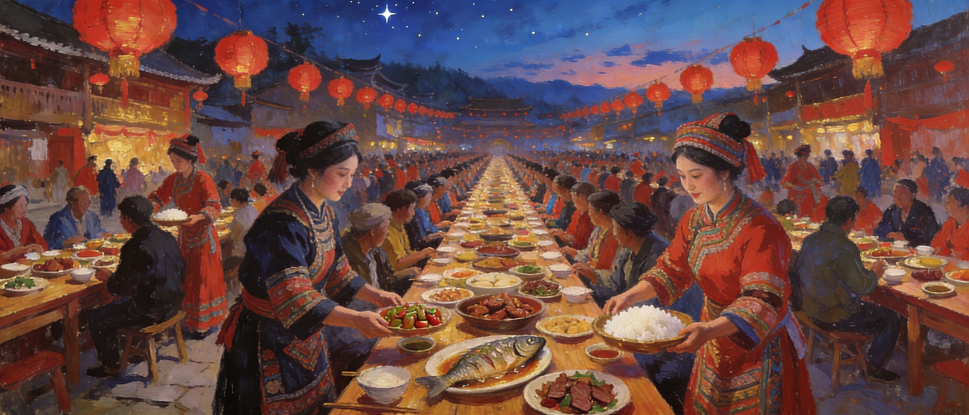 三江相会在城边
