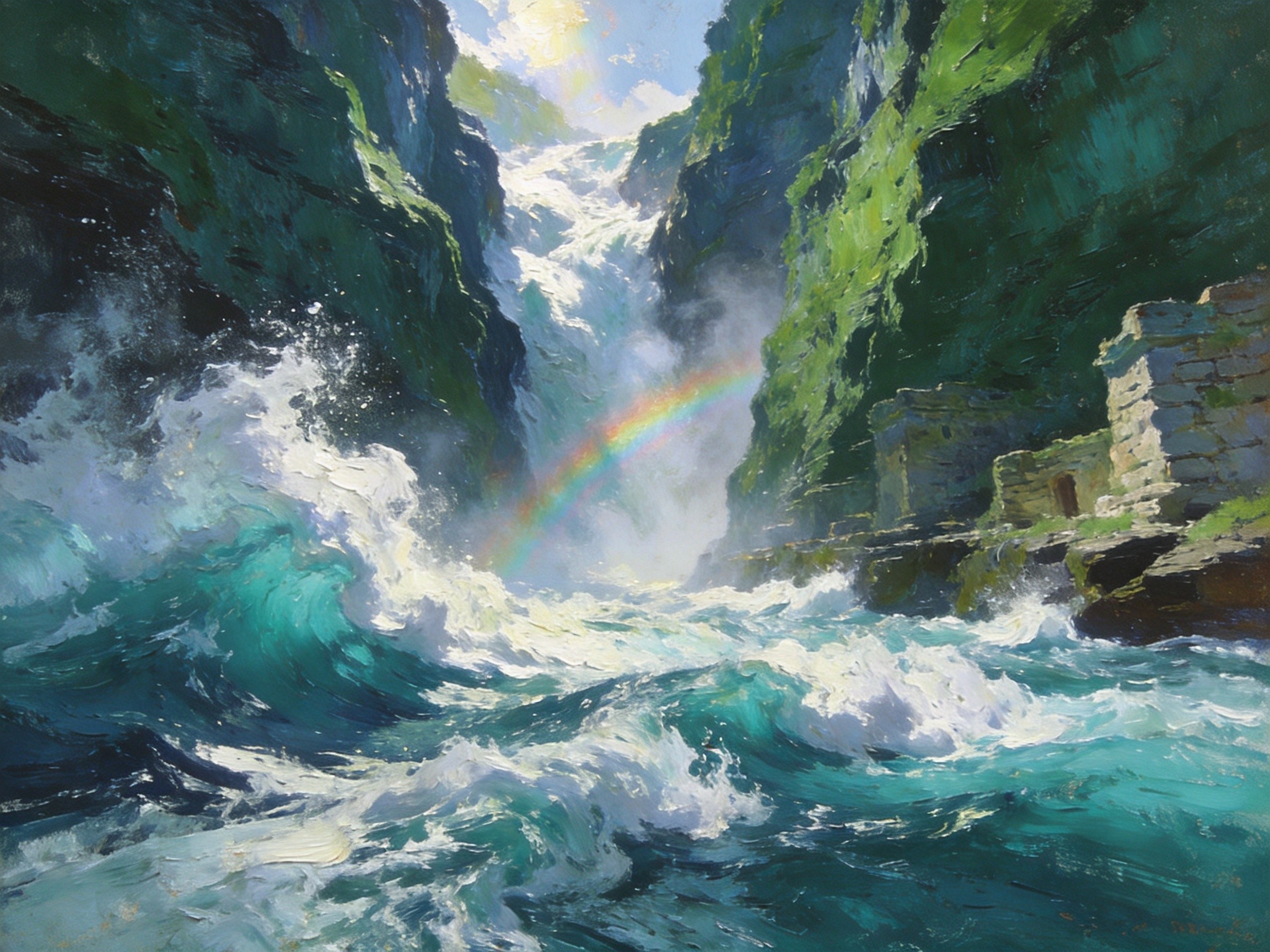 一道古堰卧江湾