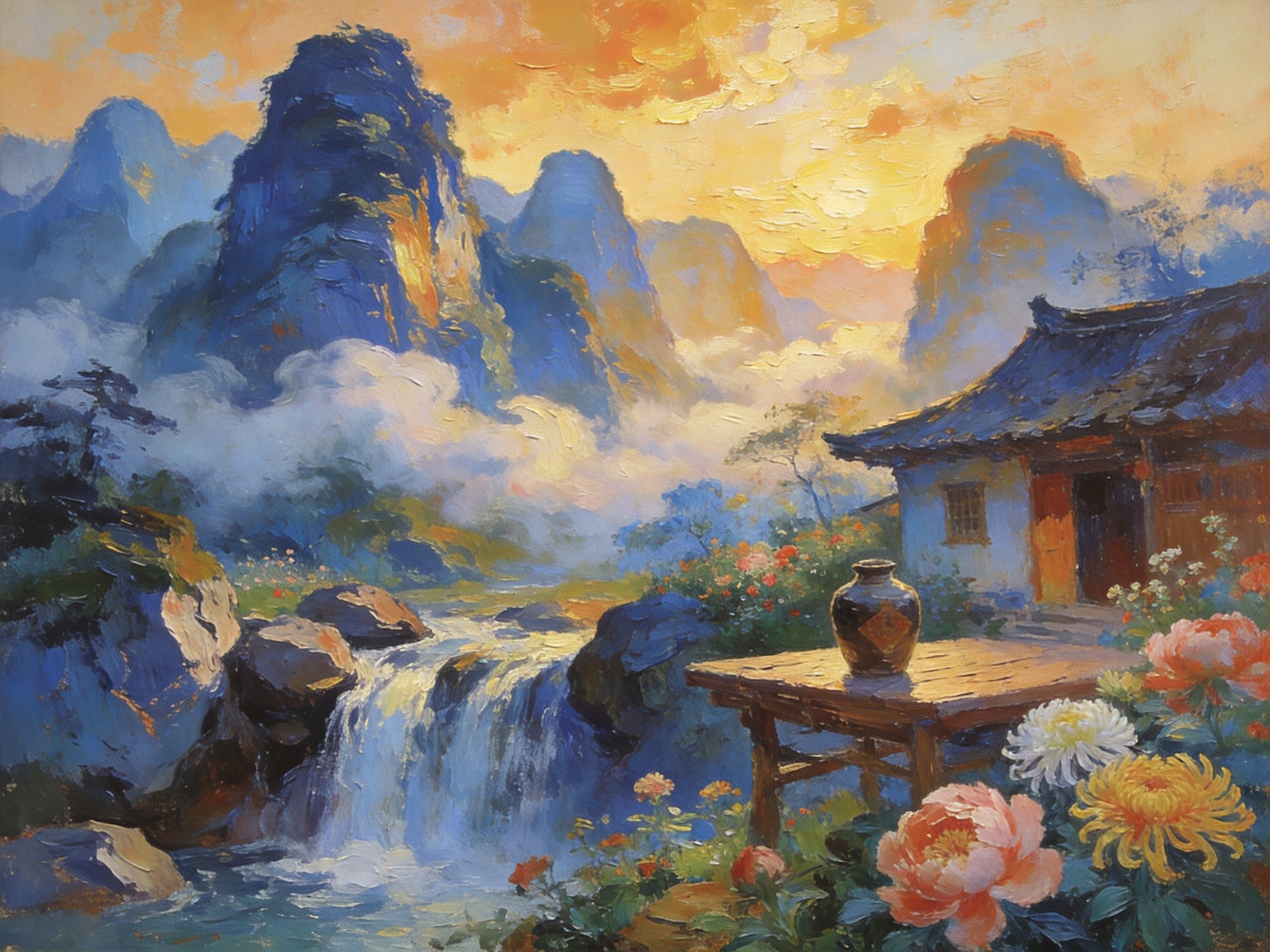 云谷闲居 · 意境