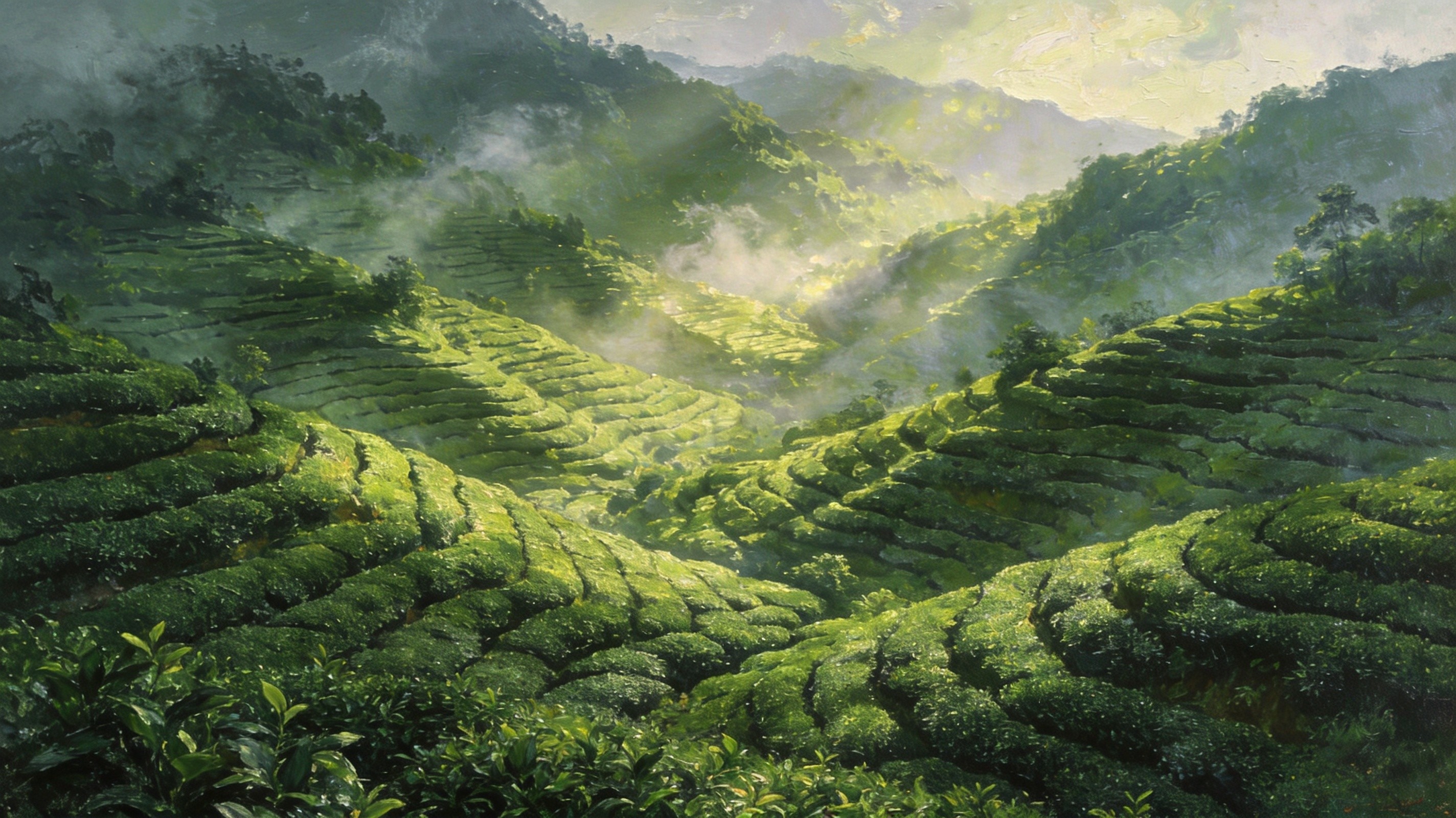 竹溪乡村田园风光