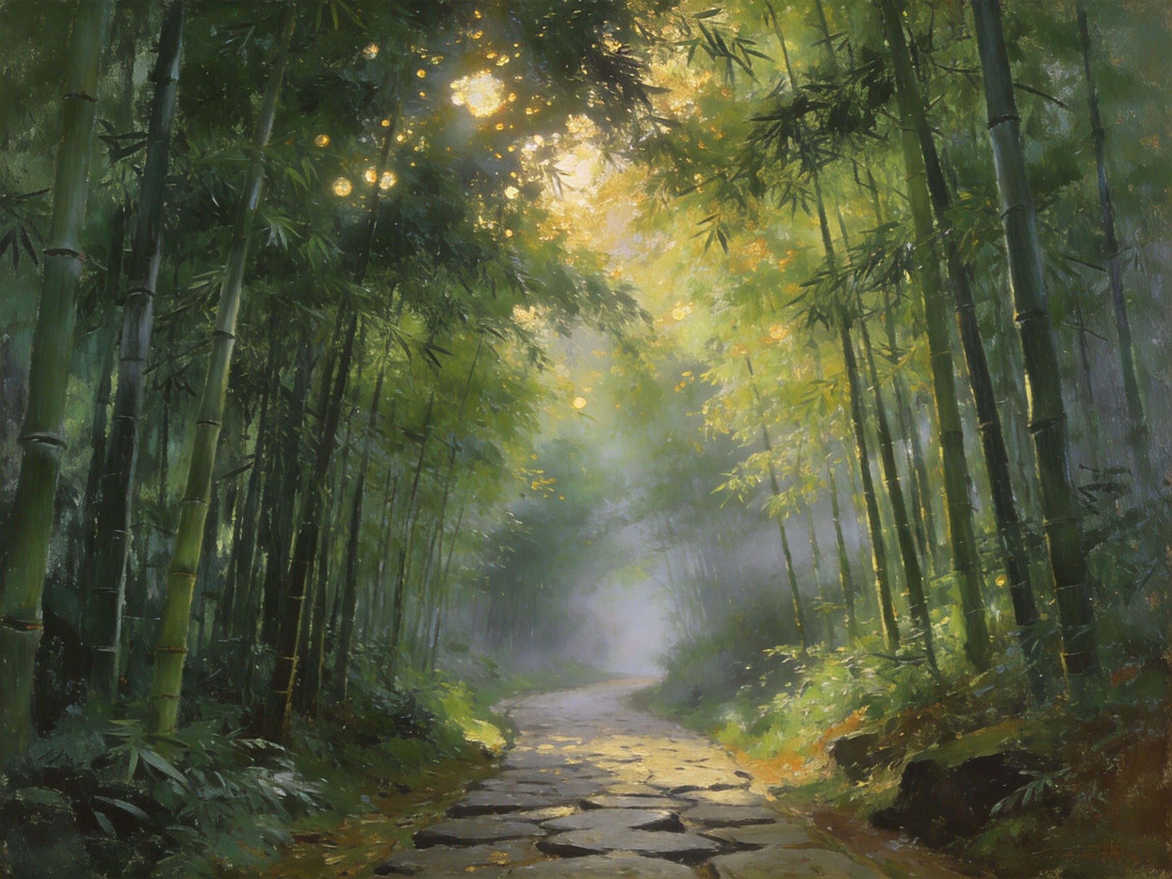 大竹海里藏古道
