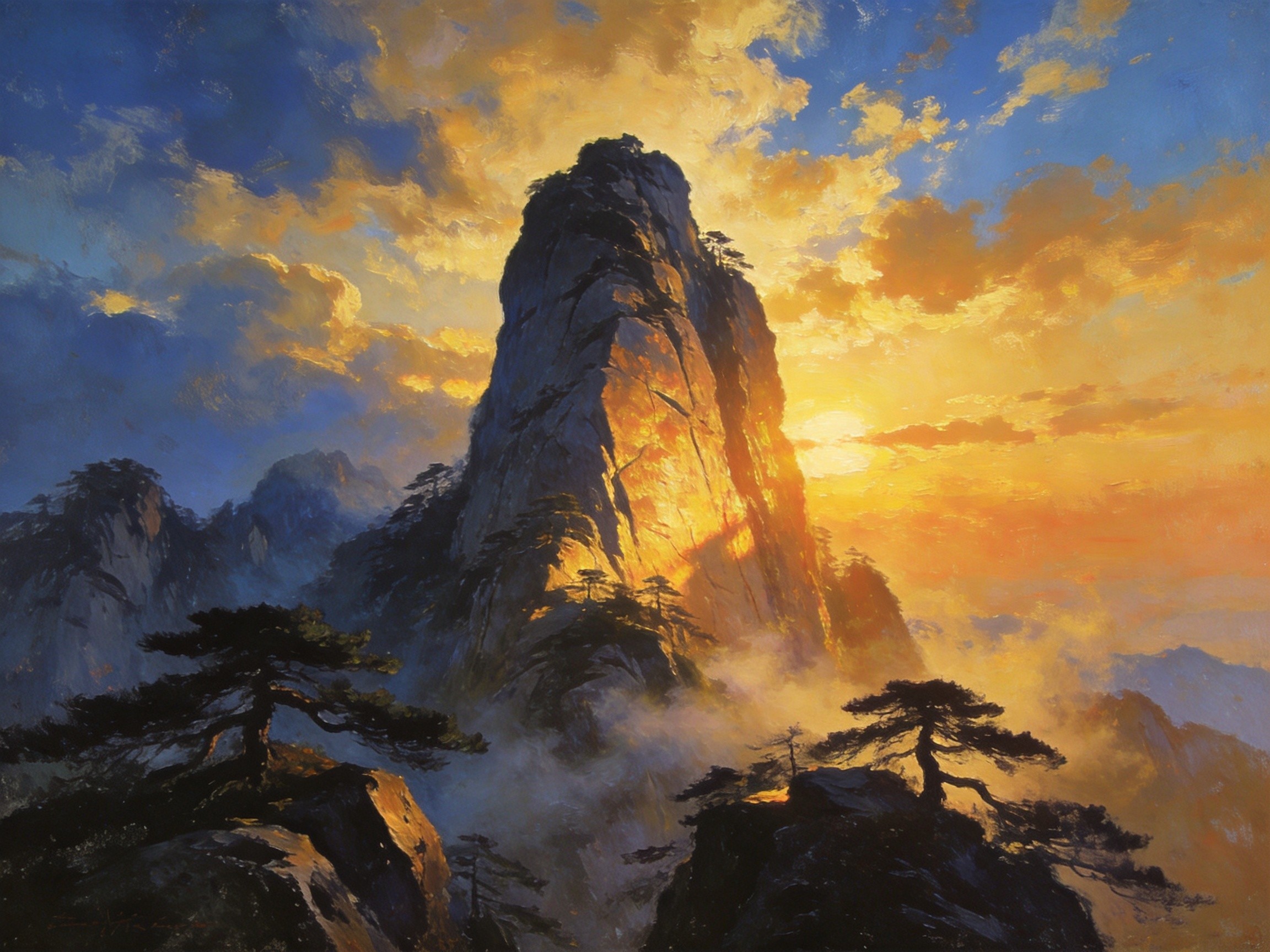 天柱峰擎天独立