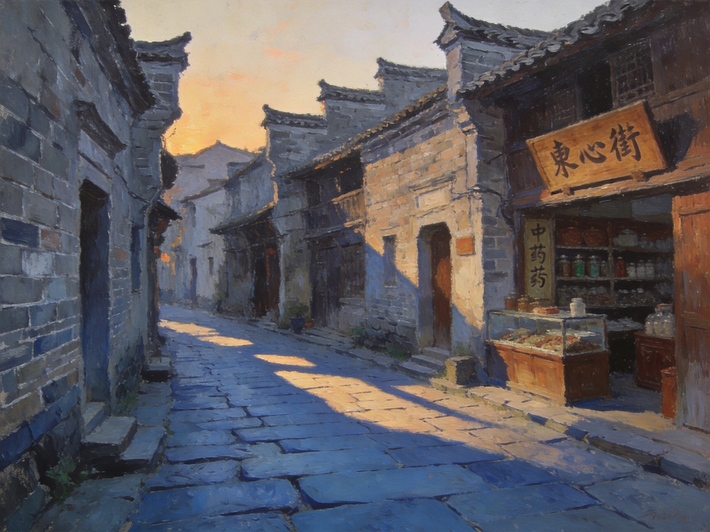 忠义街·青石板巷