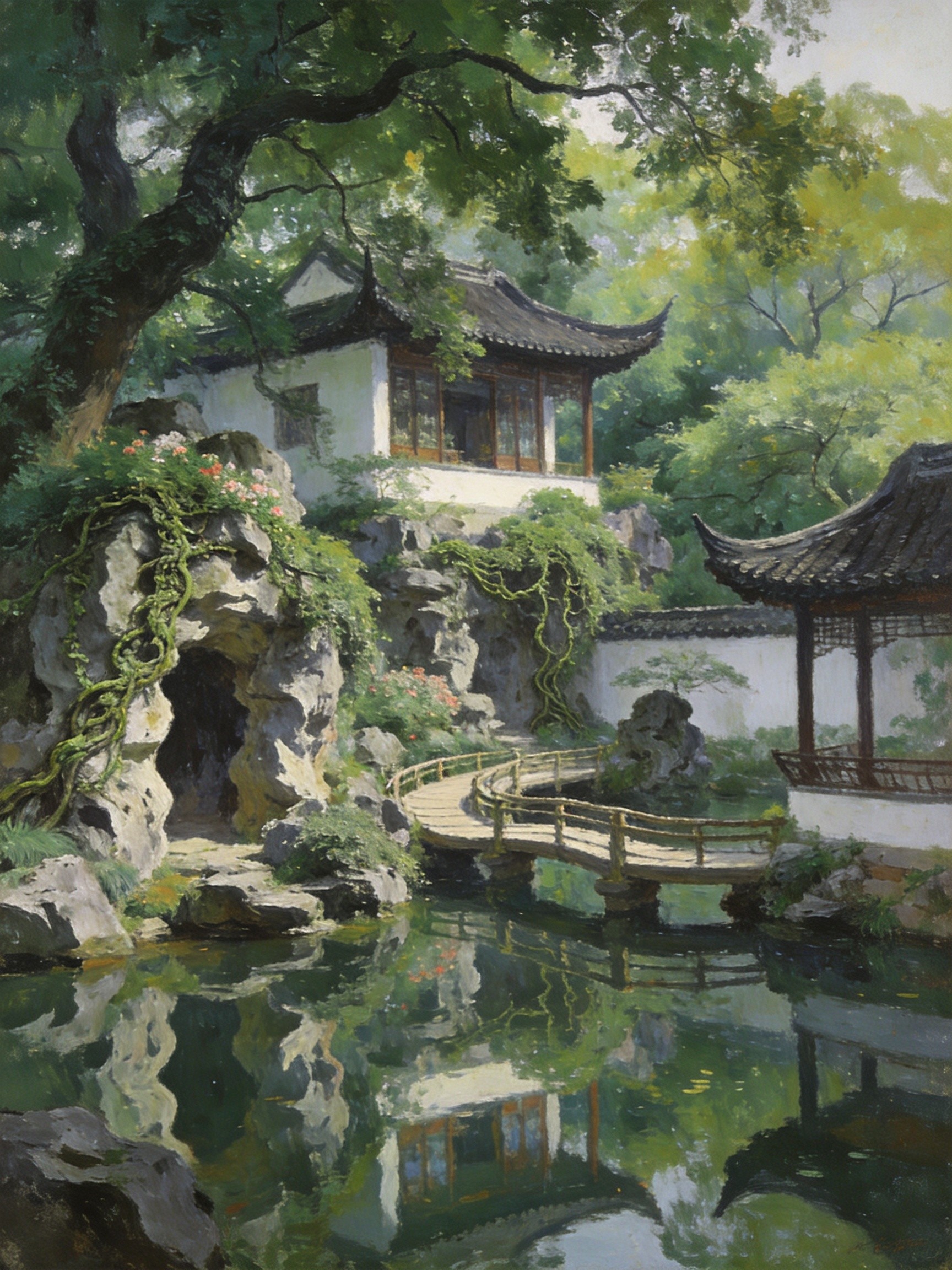 绮园·水随山转