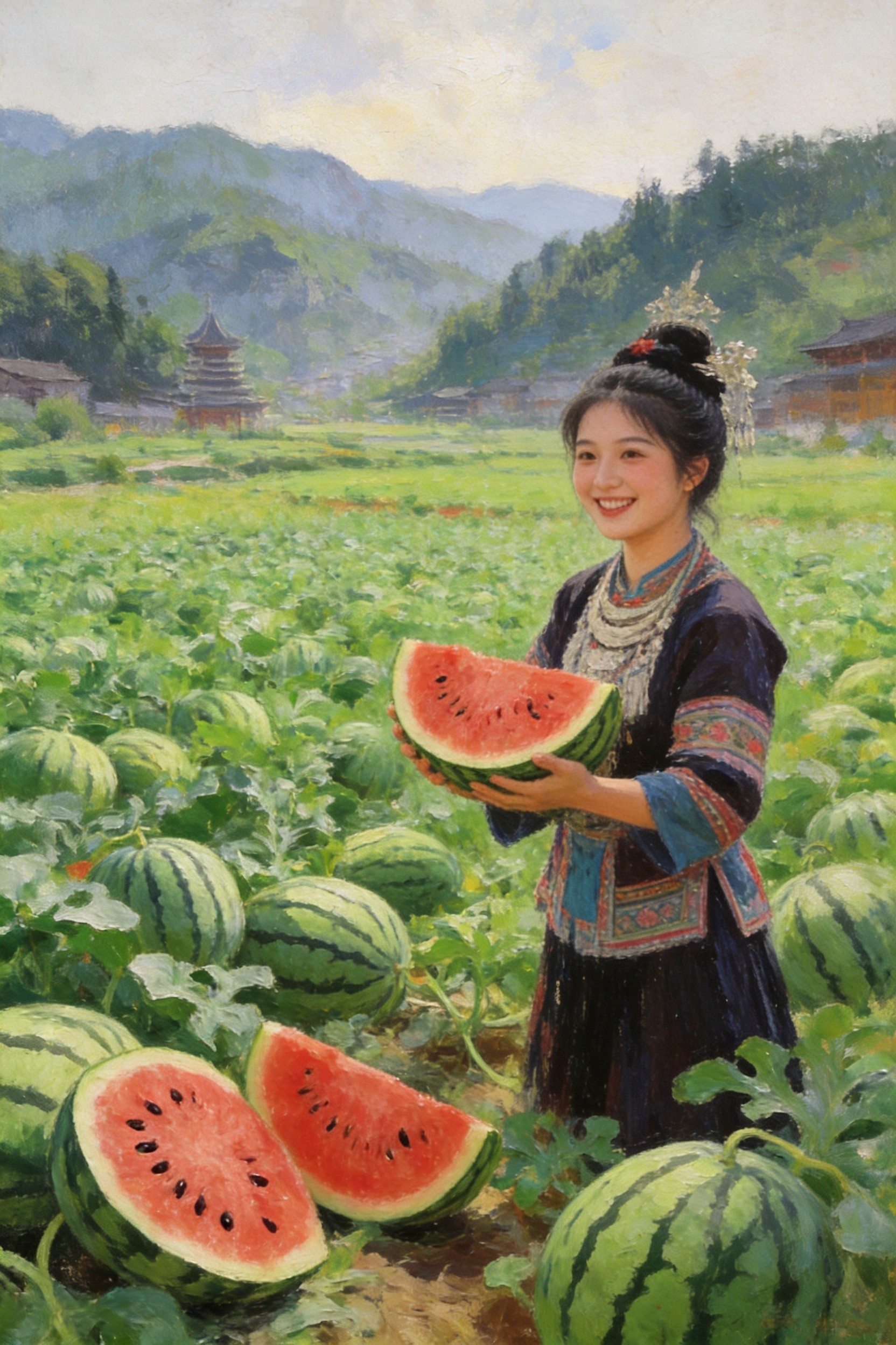 鼓楼接天云