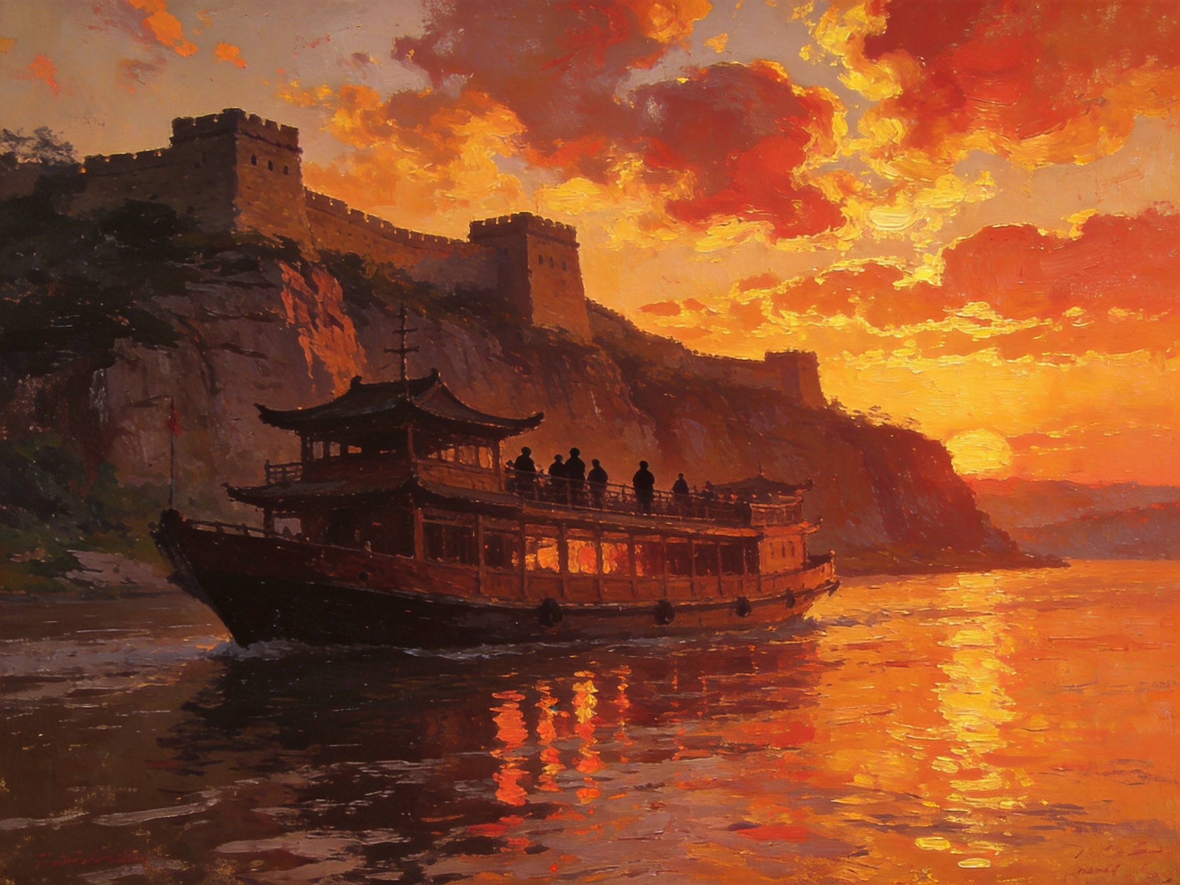 合川三江夜景