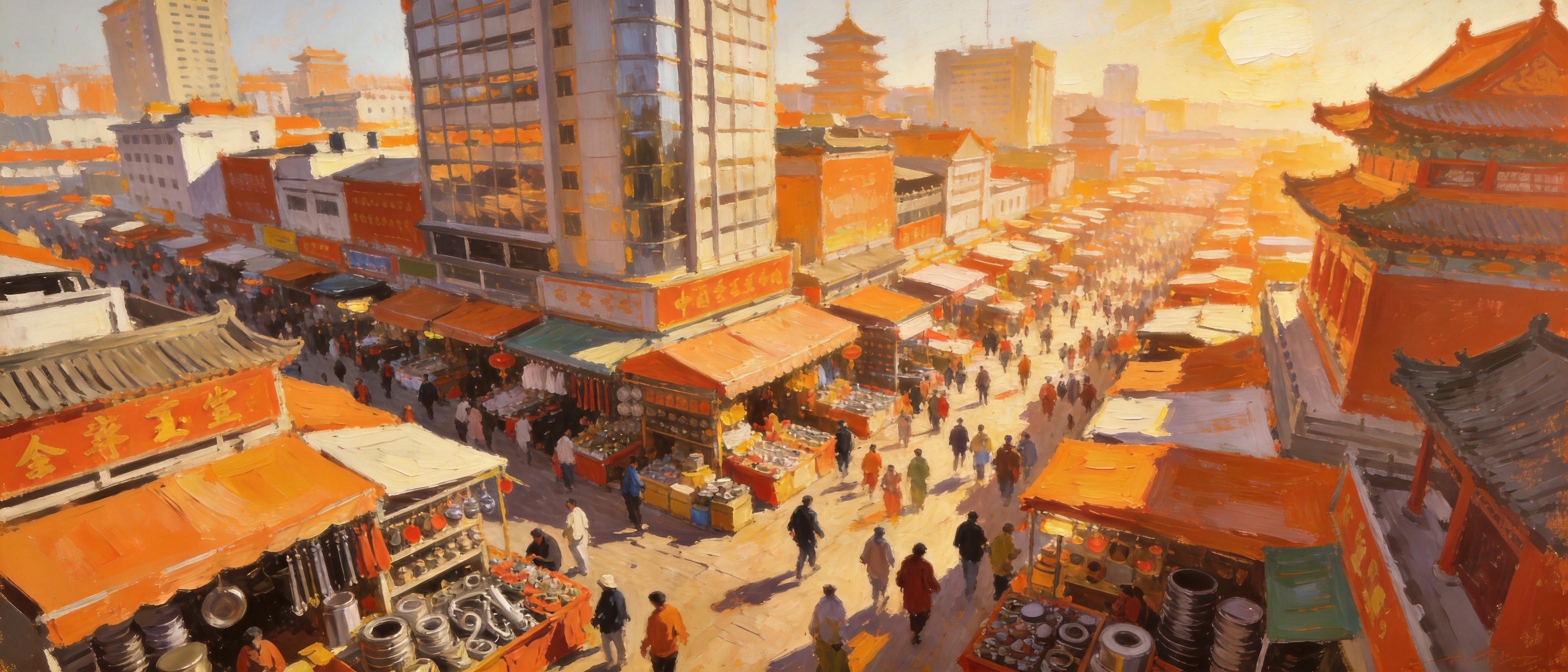 五金城繁华景象