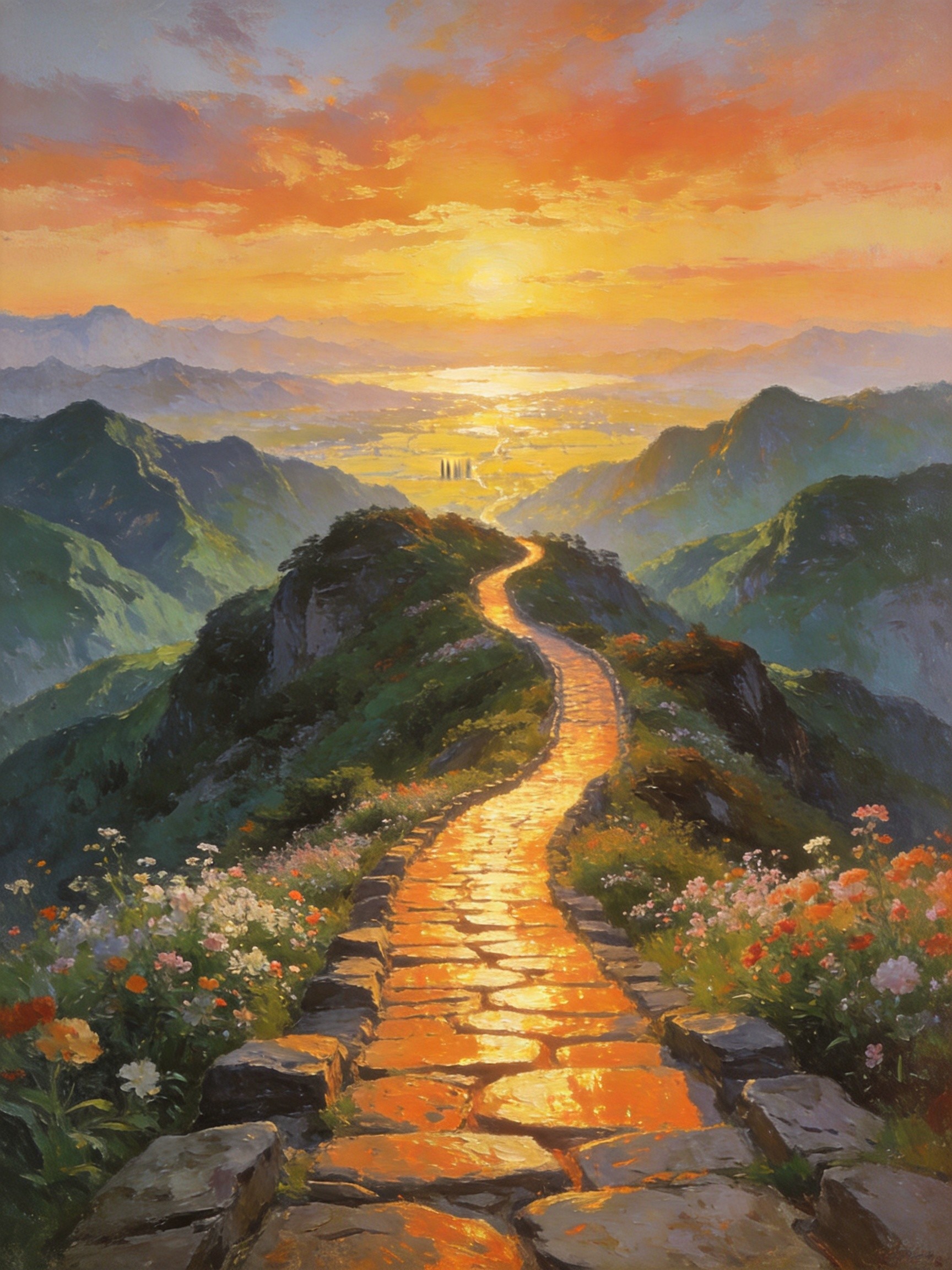 花海漆光俱灿烂