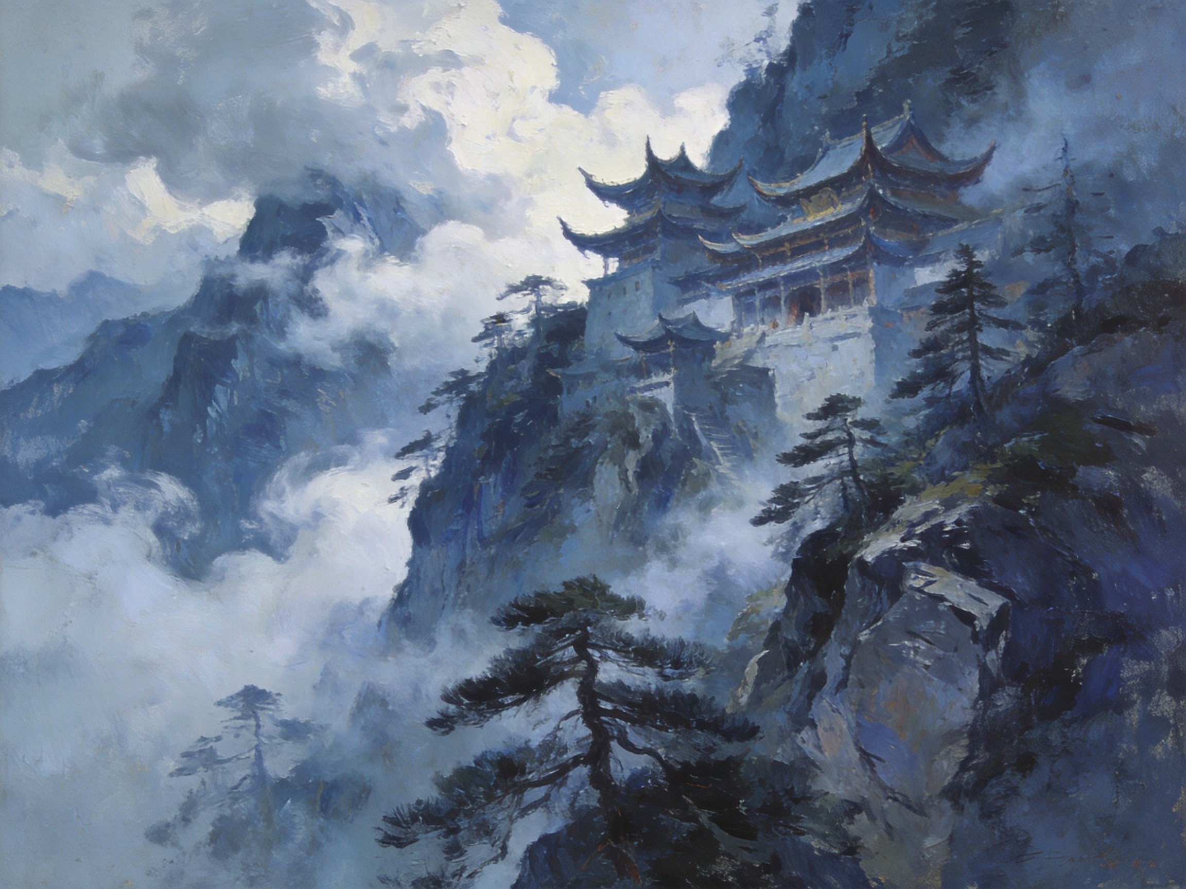 古城门匾·月色平越