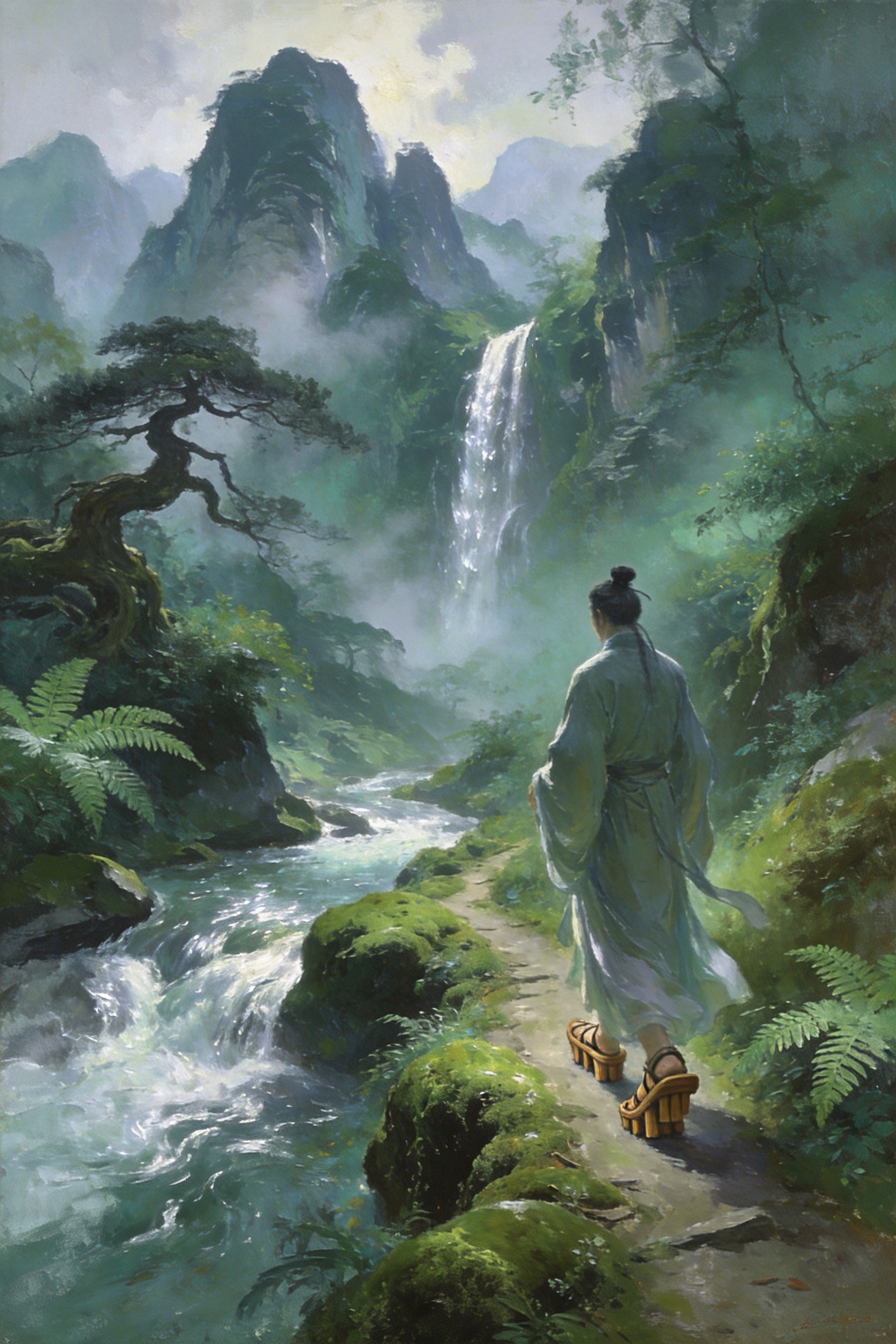 楠溪江畔耕读传家的田园生活场景
