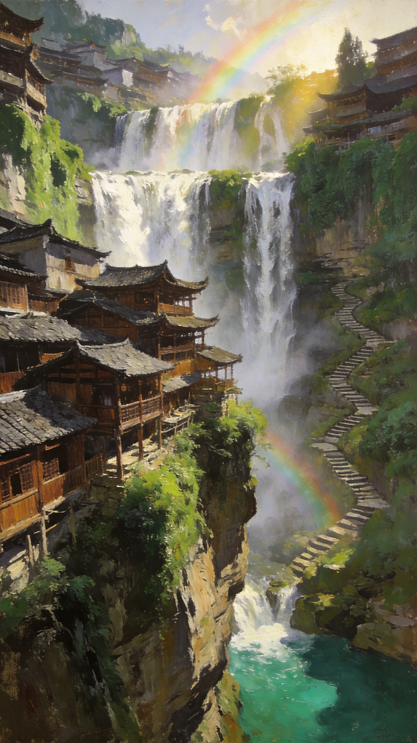 老司城土司遗址与灵溪河