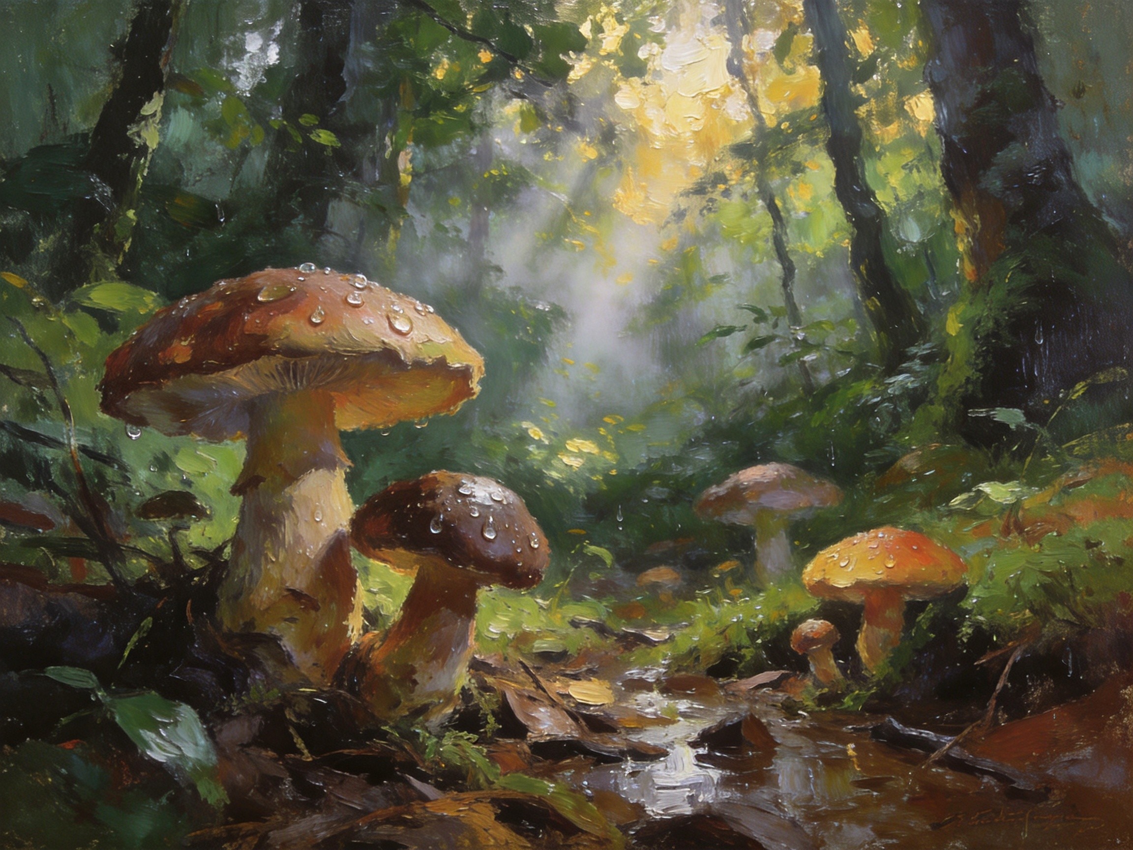 雨一停山林就开会