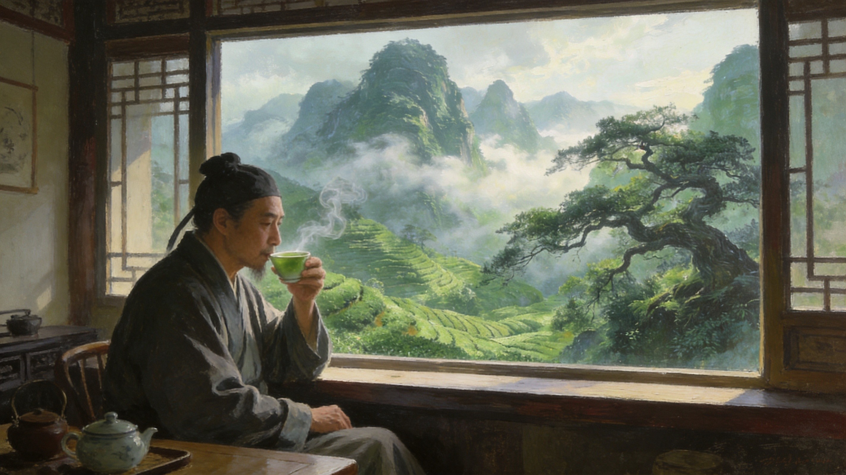 一杯清茶·涤虑生风