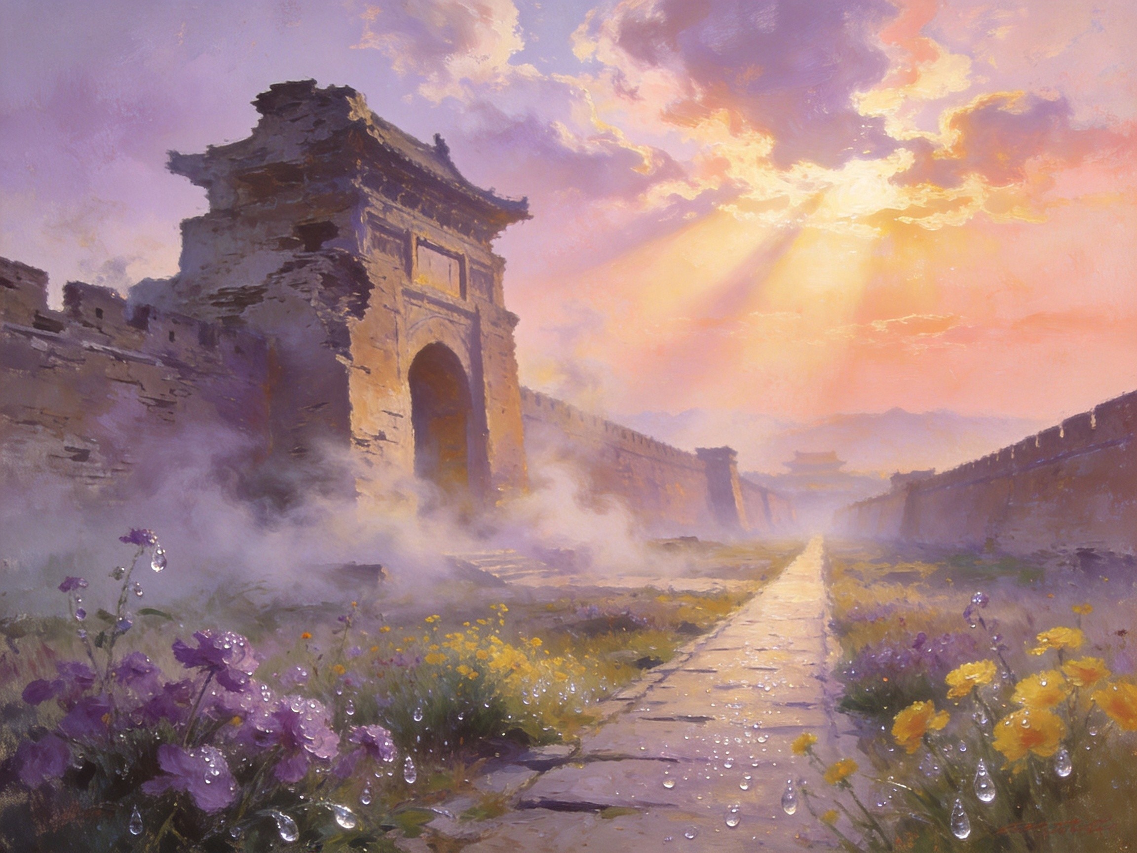 中都城阙·云中矗立