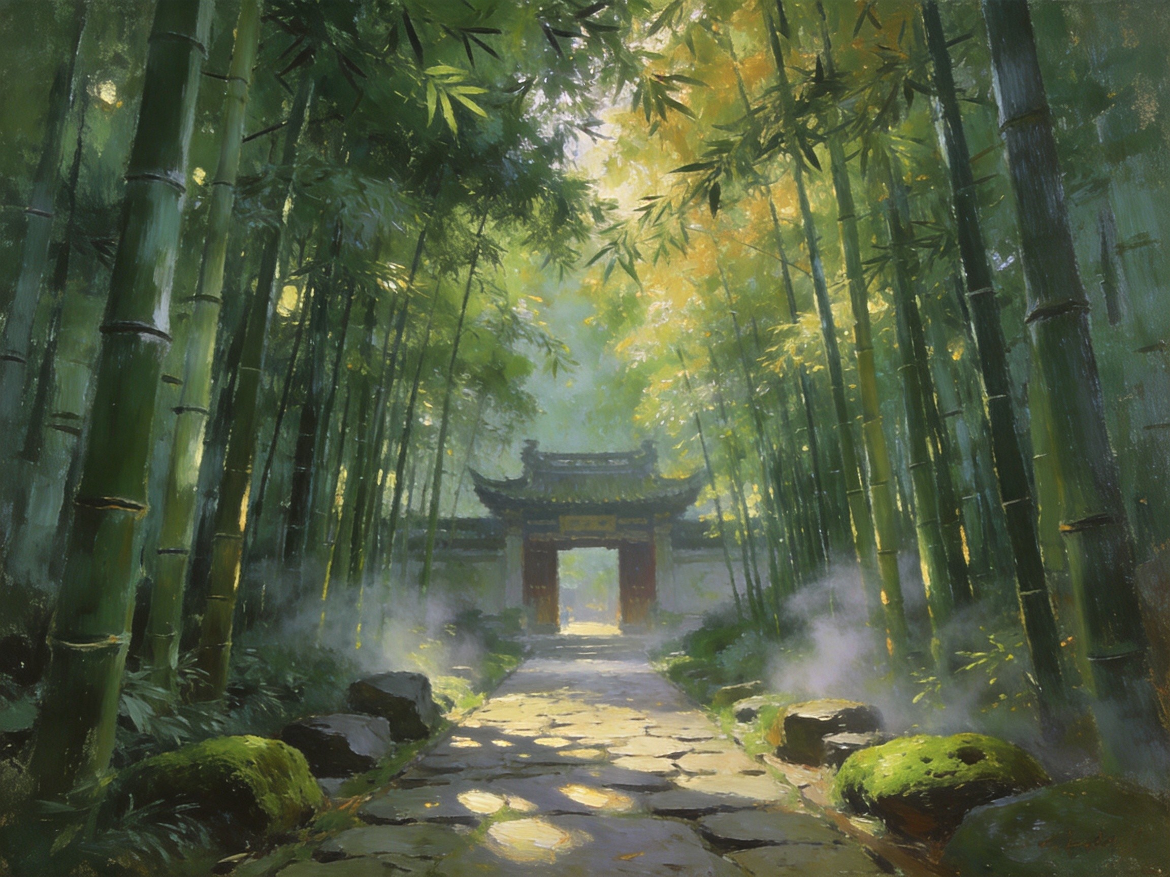 兴福寺竹径通幽