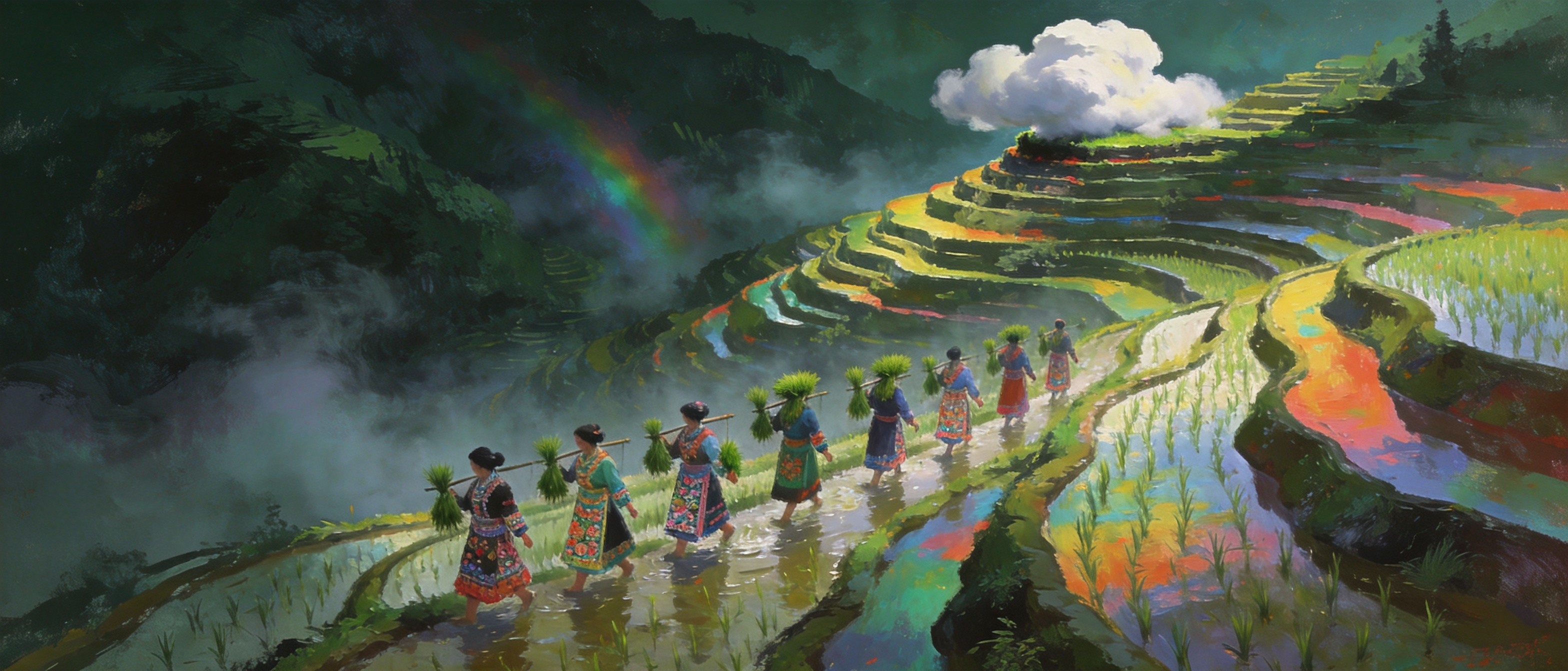 溆浦竹林溪泉的幽居画卷